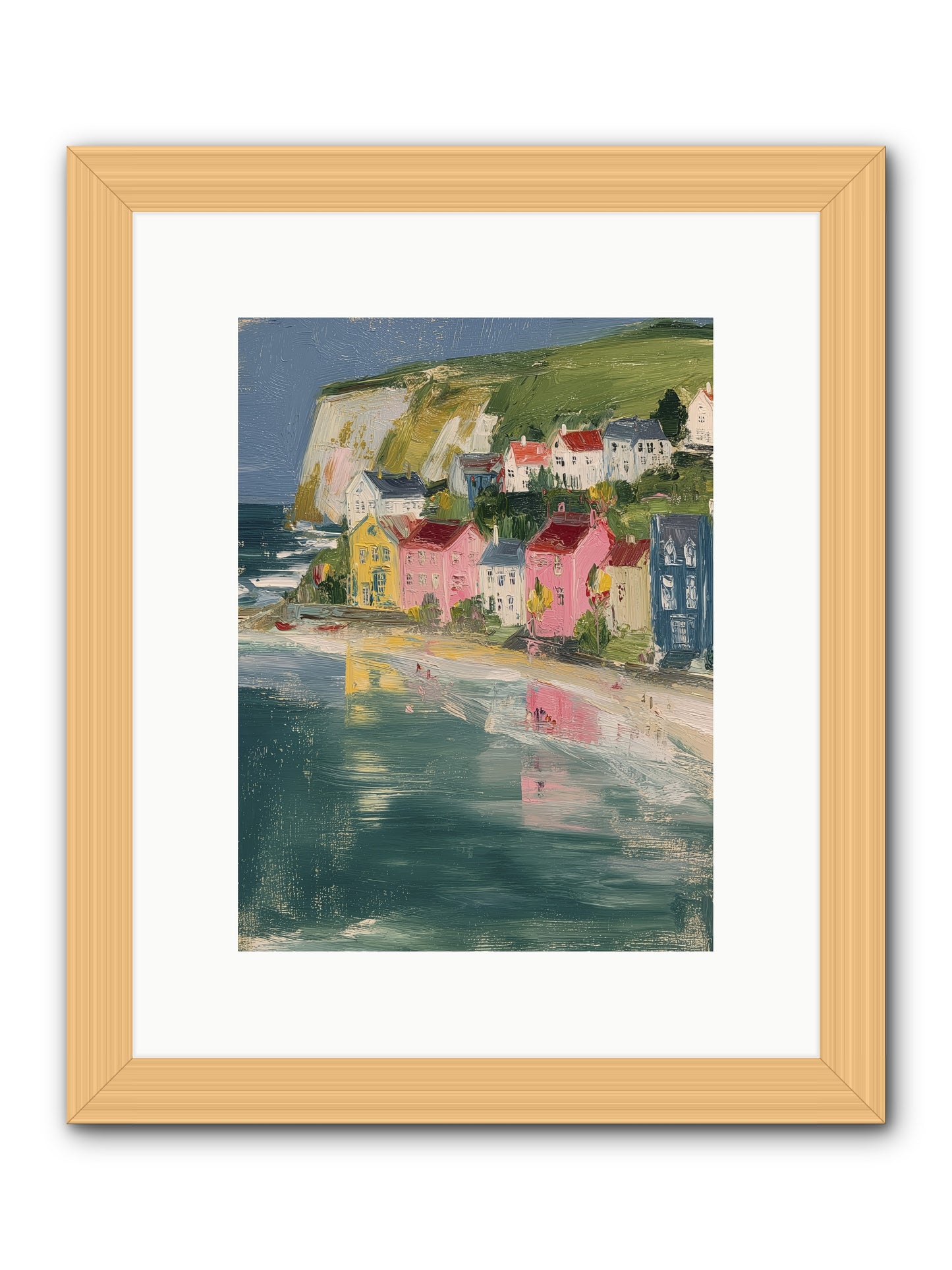 Sunset Hues -- Framed Print - Natural 9x12