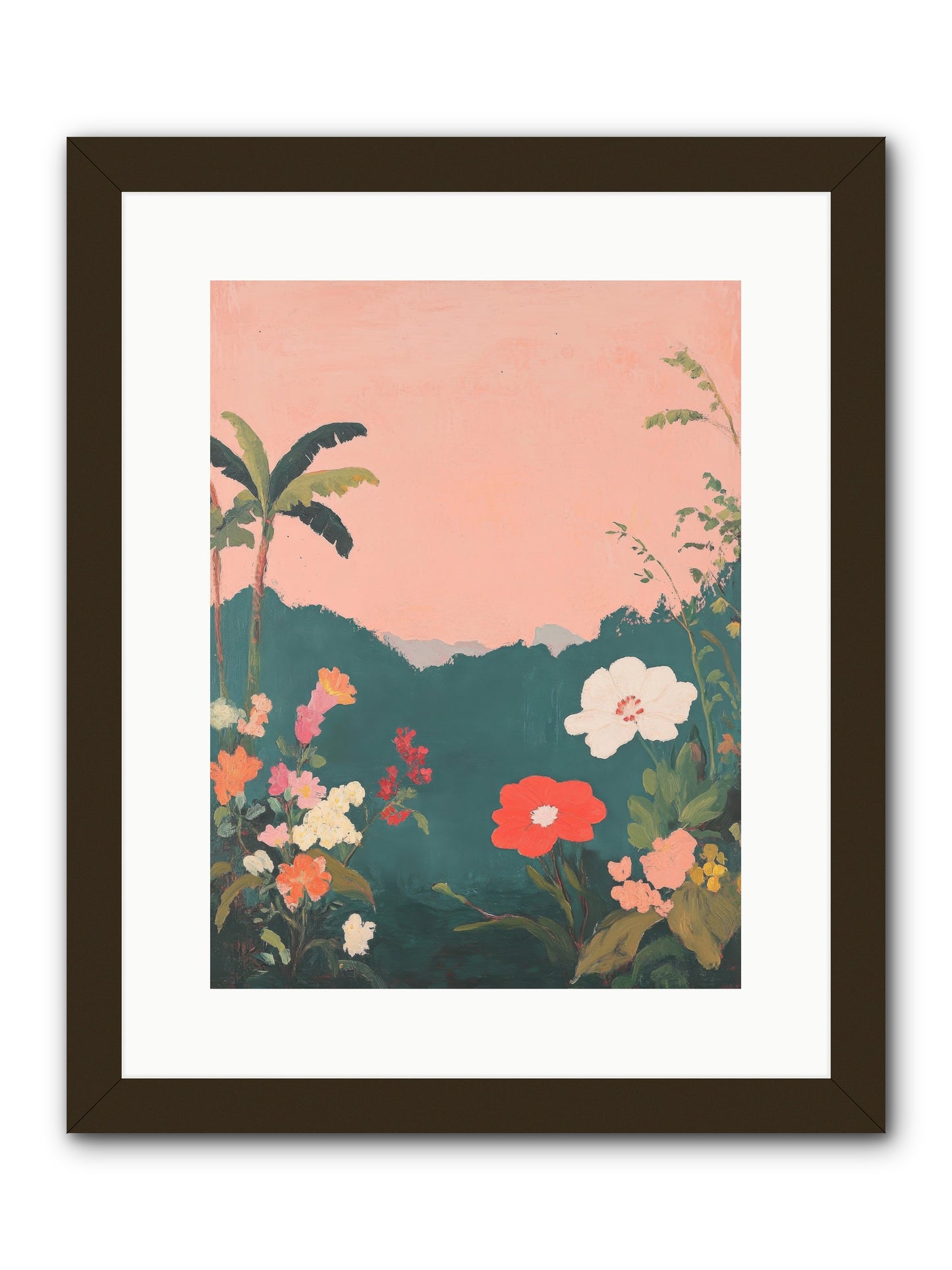 Sunset Marmalade -- Framed Print - Black 12x16