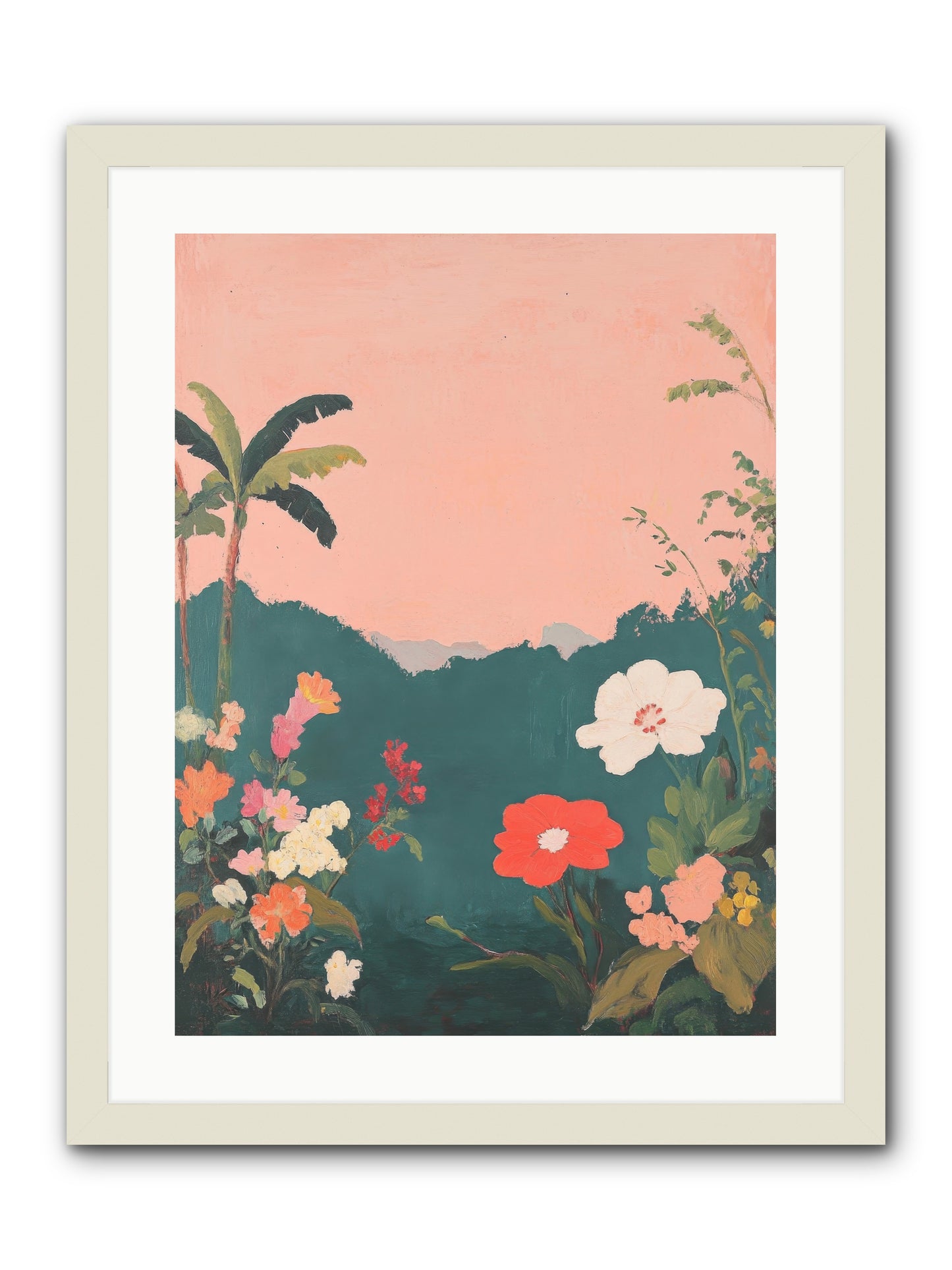 Sunset Marmalade -- Framed Print - White 18x24