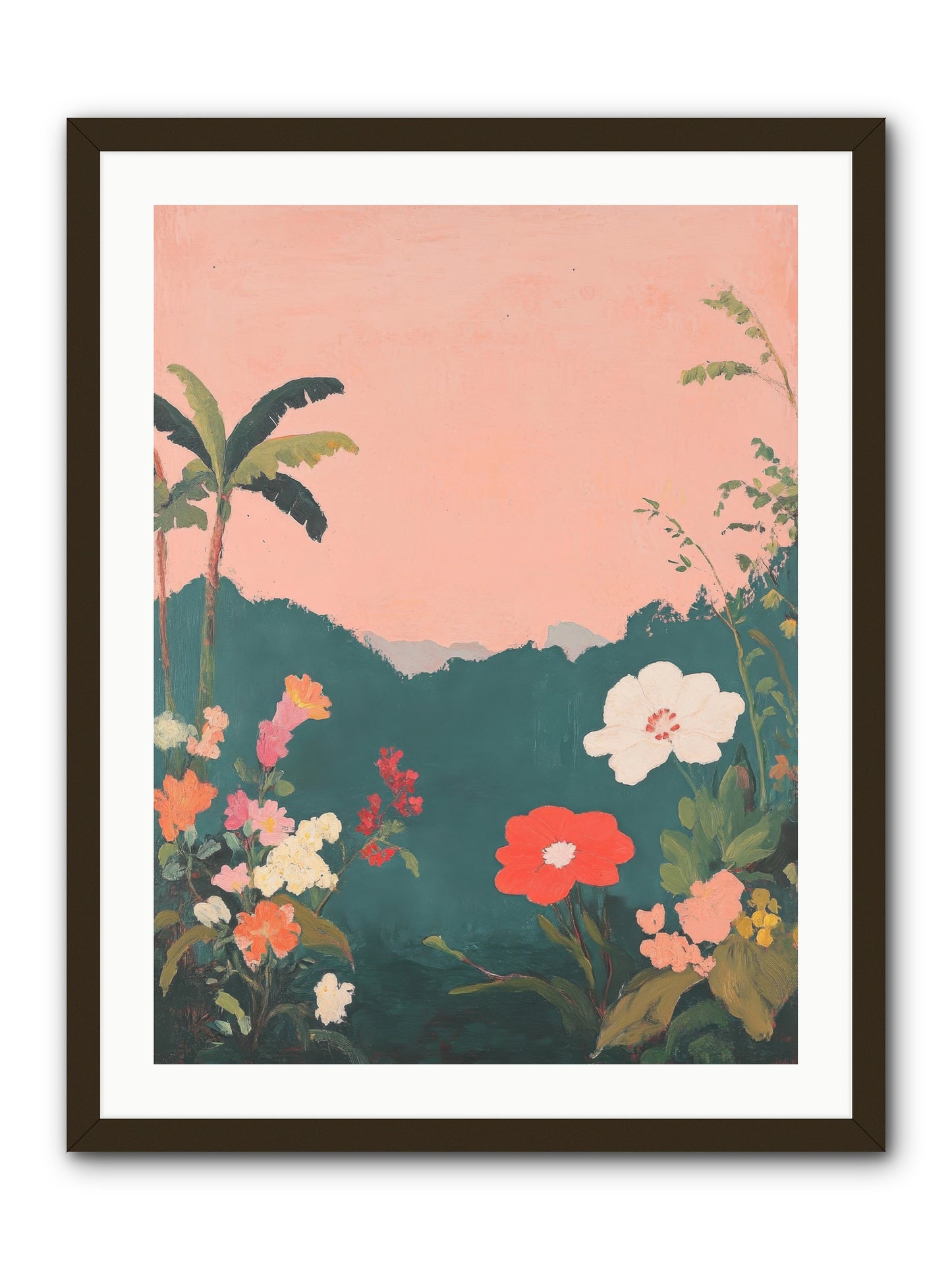 Sunset Marmalade -- Framed Print - Black 24x32