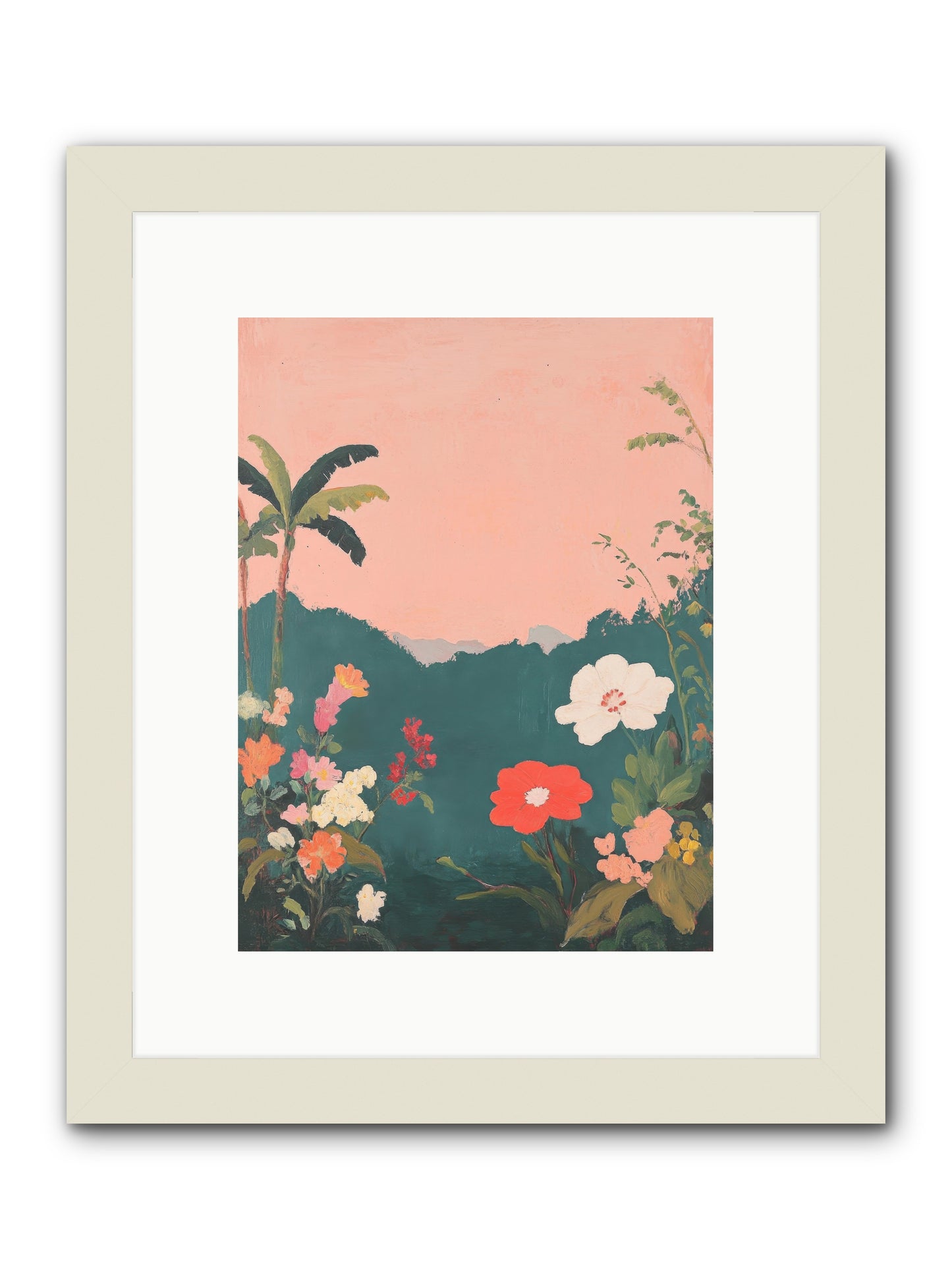 Sunset Marmalade -- Framed Print - White 9x12