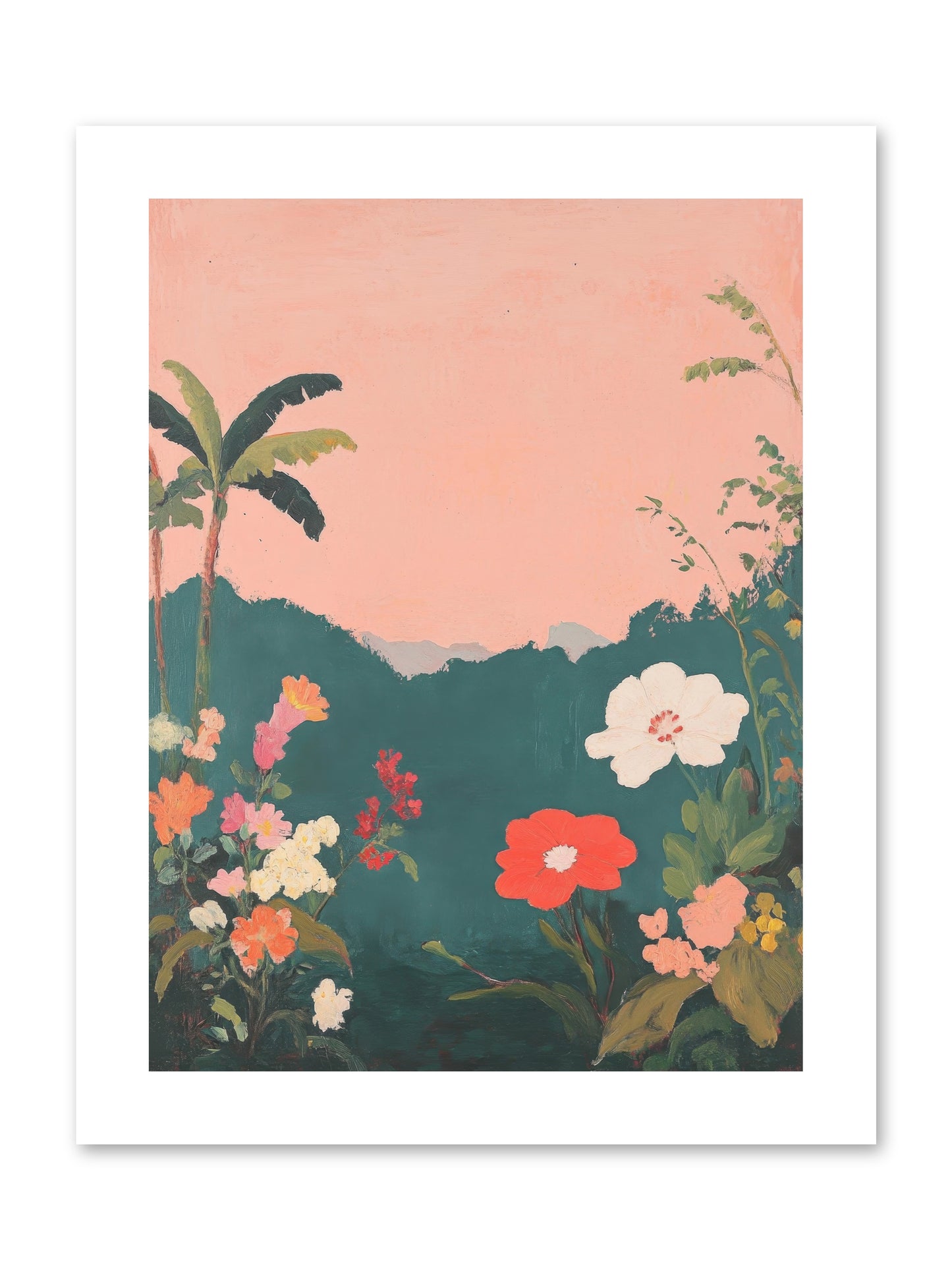 Sunset Marmalade -- Loose Canvas Print 9x12