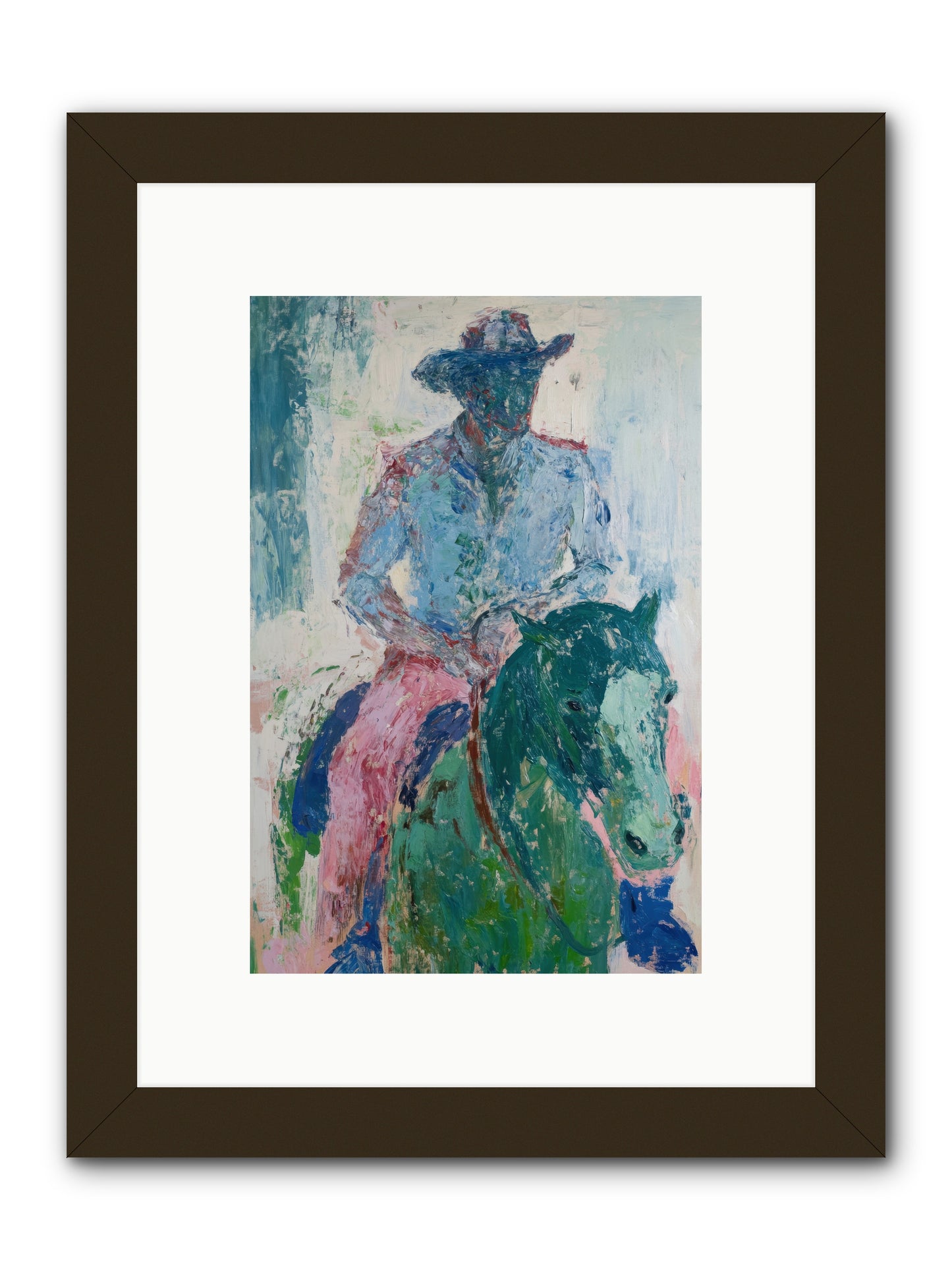 Sunset Solitude -- Framed Print - Black 8x12