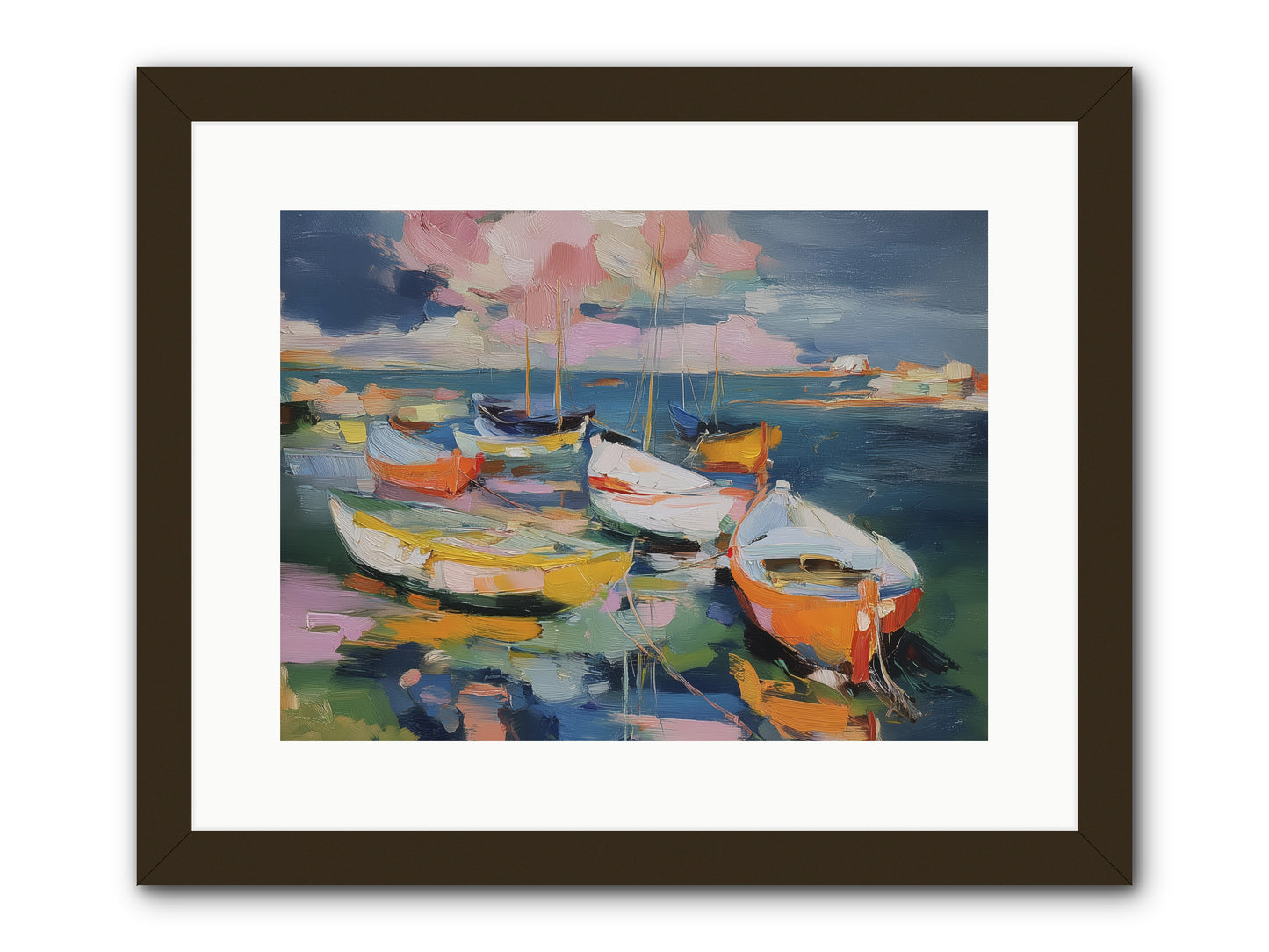 Sunset Symphony -- Framed Print - Black 16x12