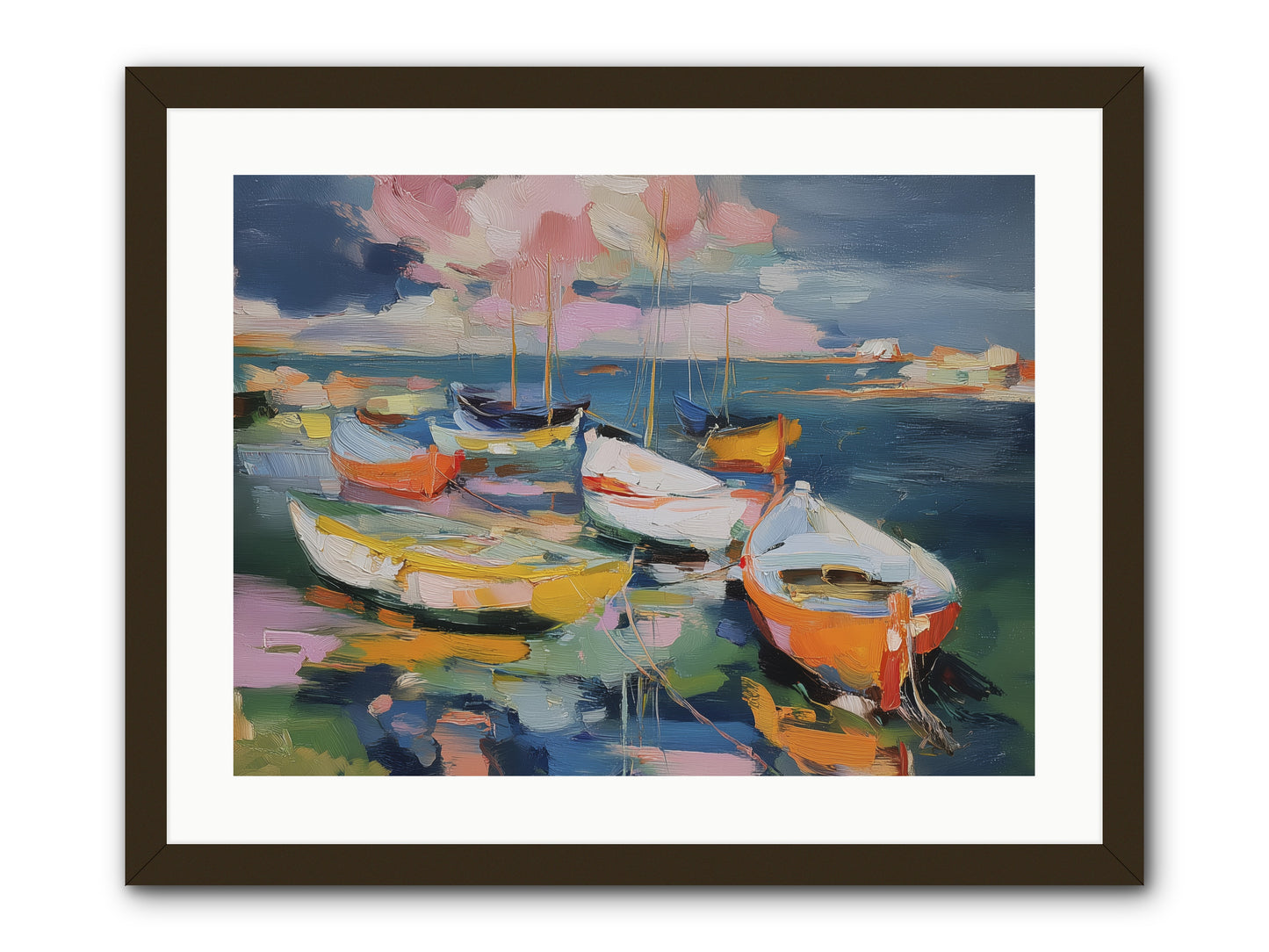 Sunset Symphony -- Framed Print - Black 24x18