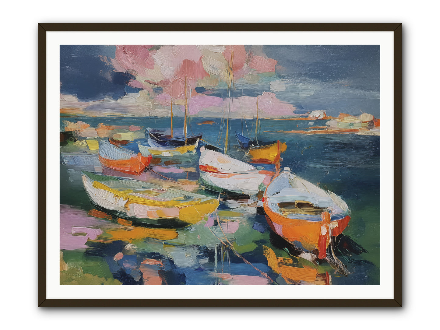 Sunset Symphony -- Framed Print - Black 48x36