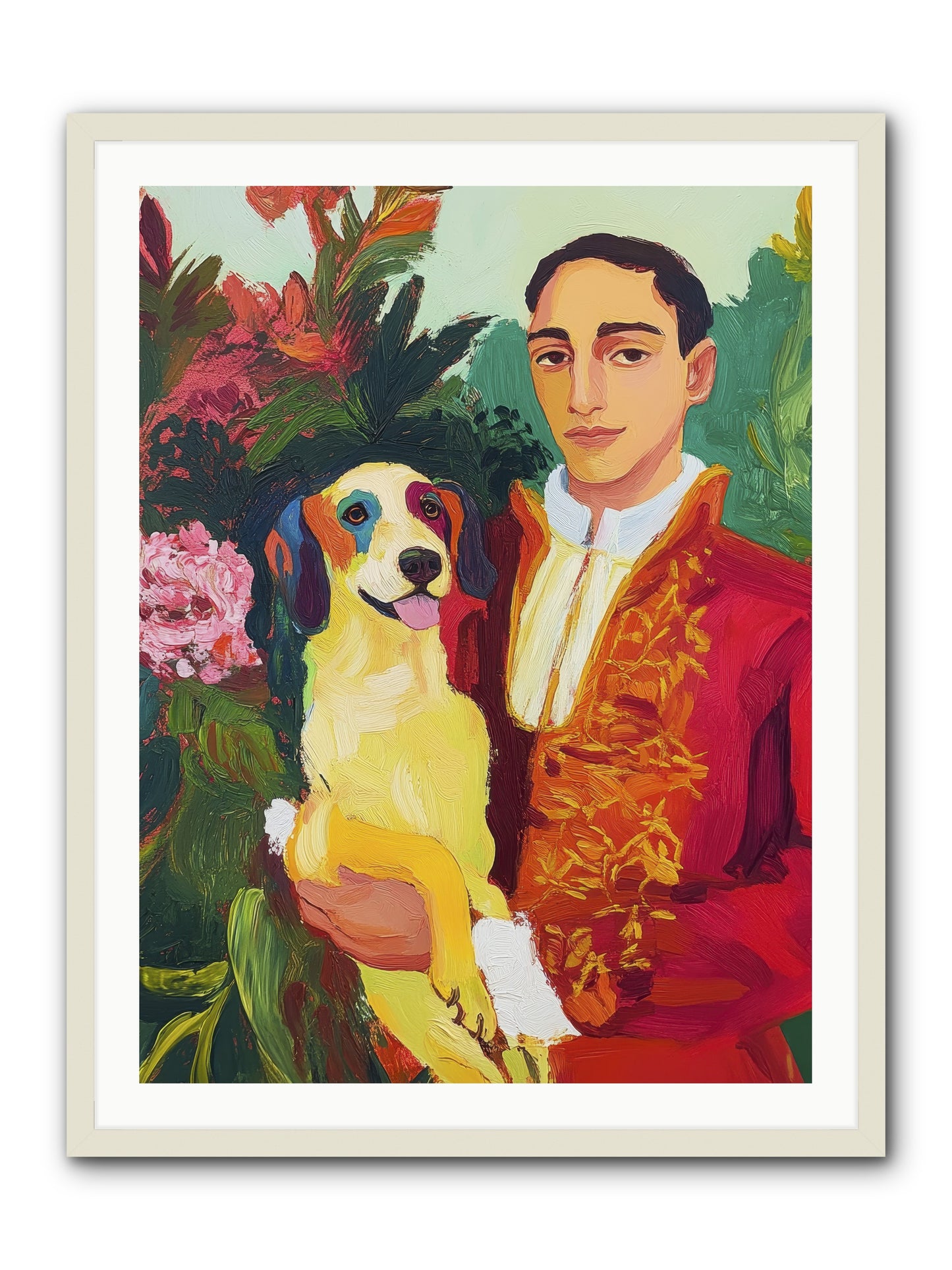 Sunshine Made Real -- Framed Print - White 30x40