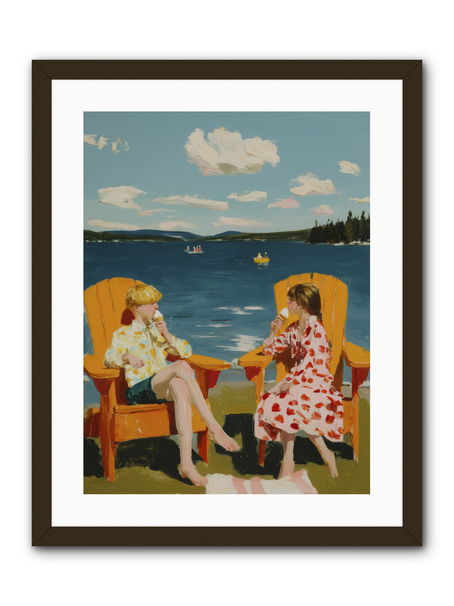 Sunshine Memories -- Framed Print - Black 18x24