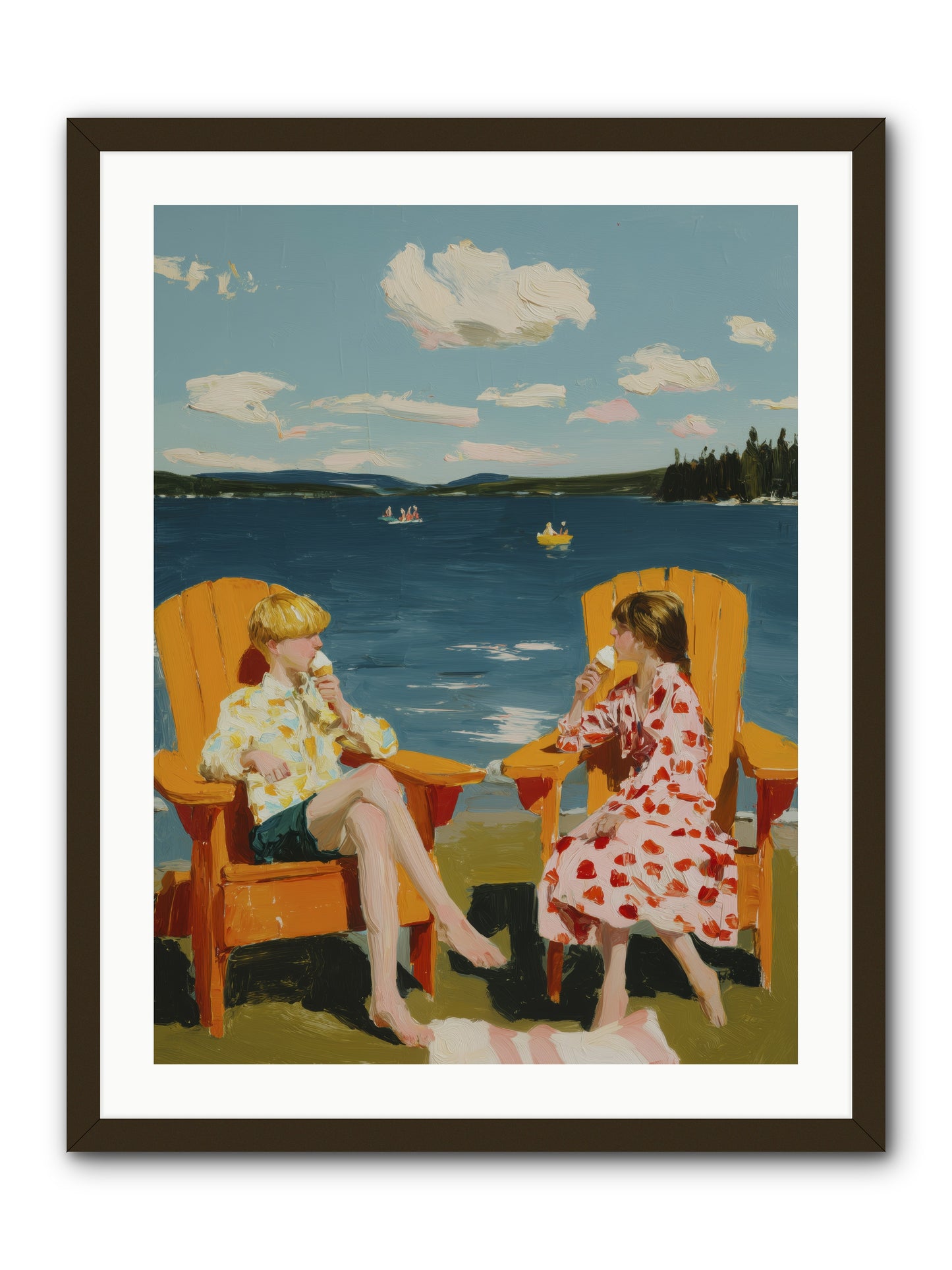 Sunshine Memories -- Framed Print - Black 24x32