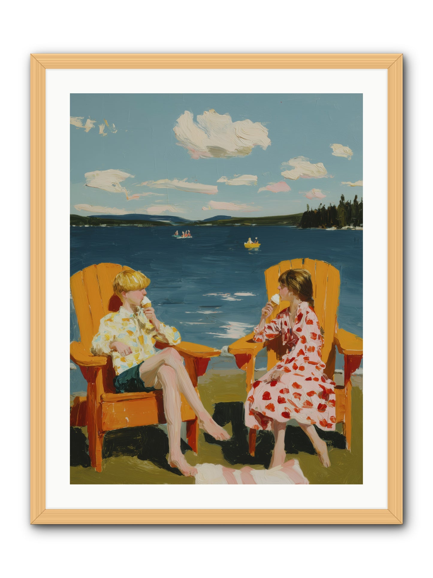 Sunshine Memories -- Framed Print - Natural 24x32