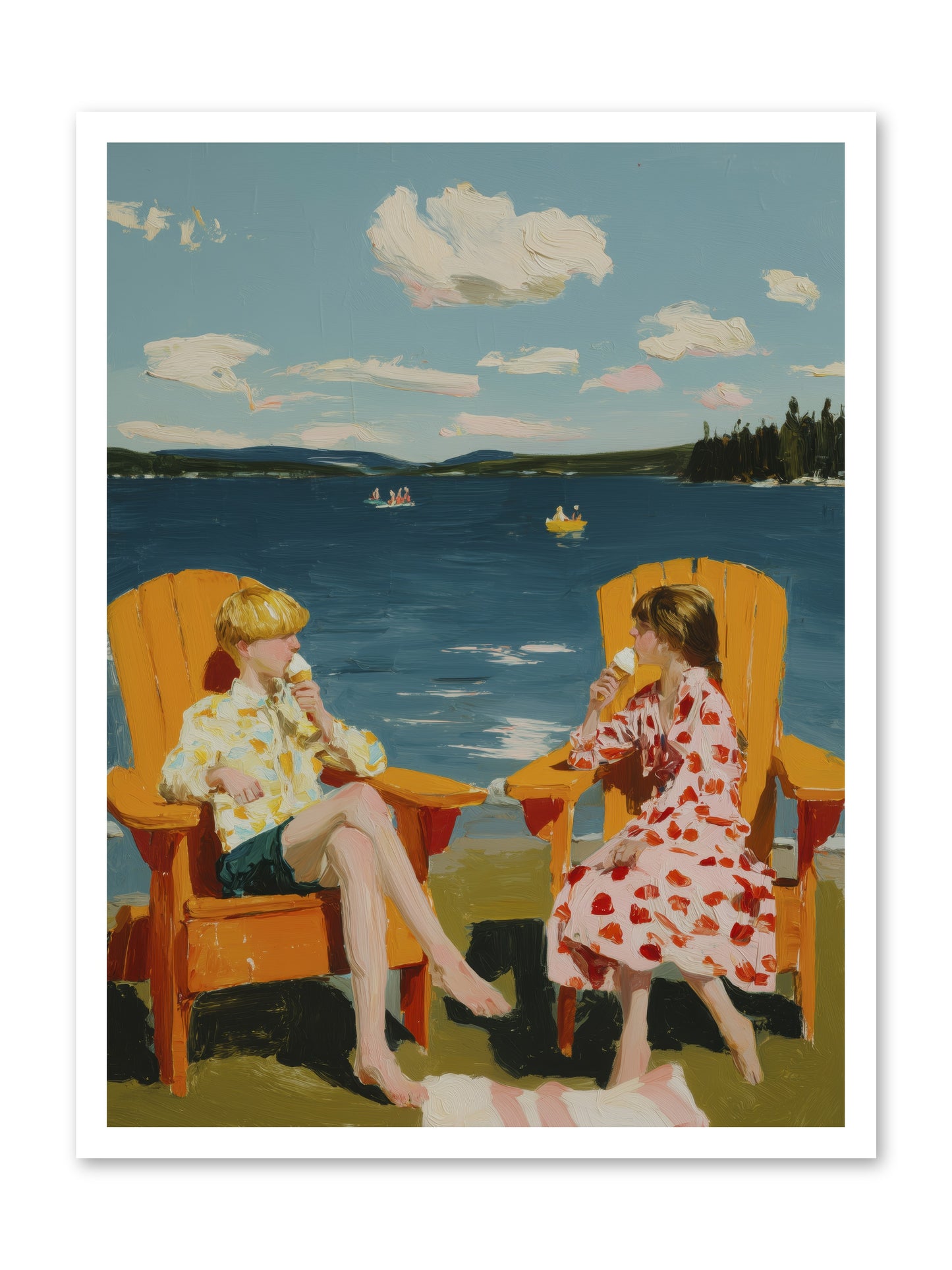 Sunshine Memories -- Loose Canvas Print 24x32