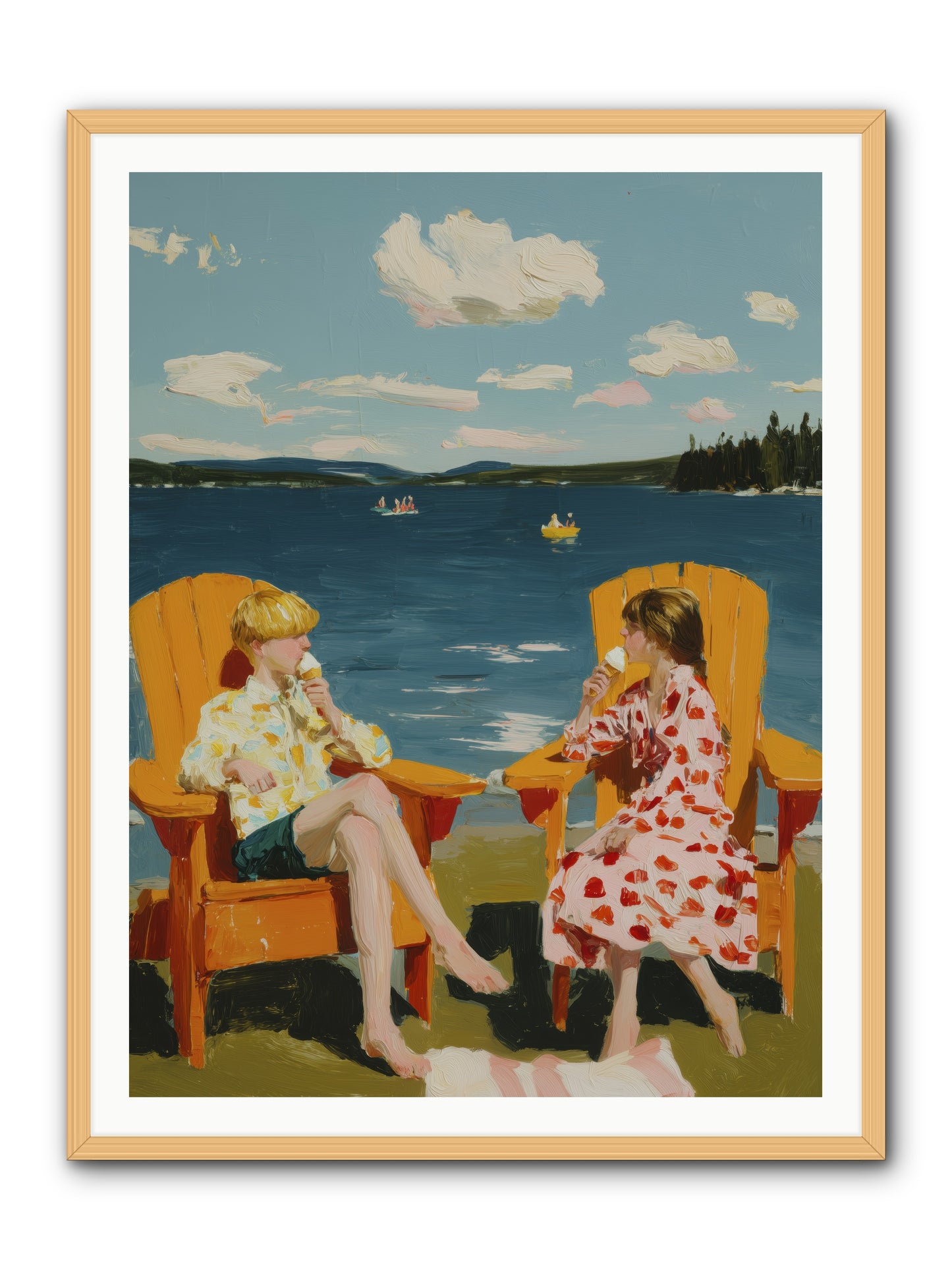 Sunshine Memories -- Framed Print - Natural 36x48