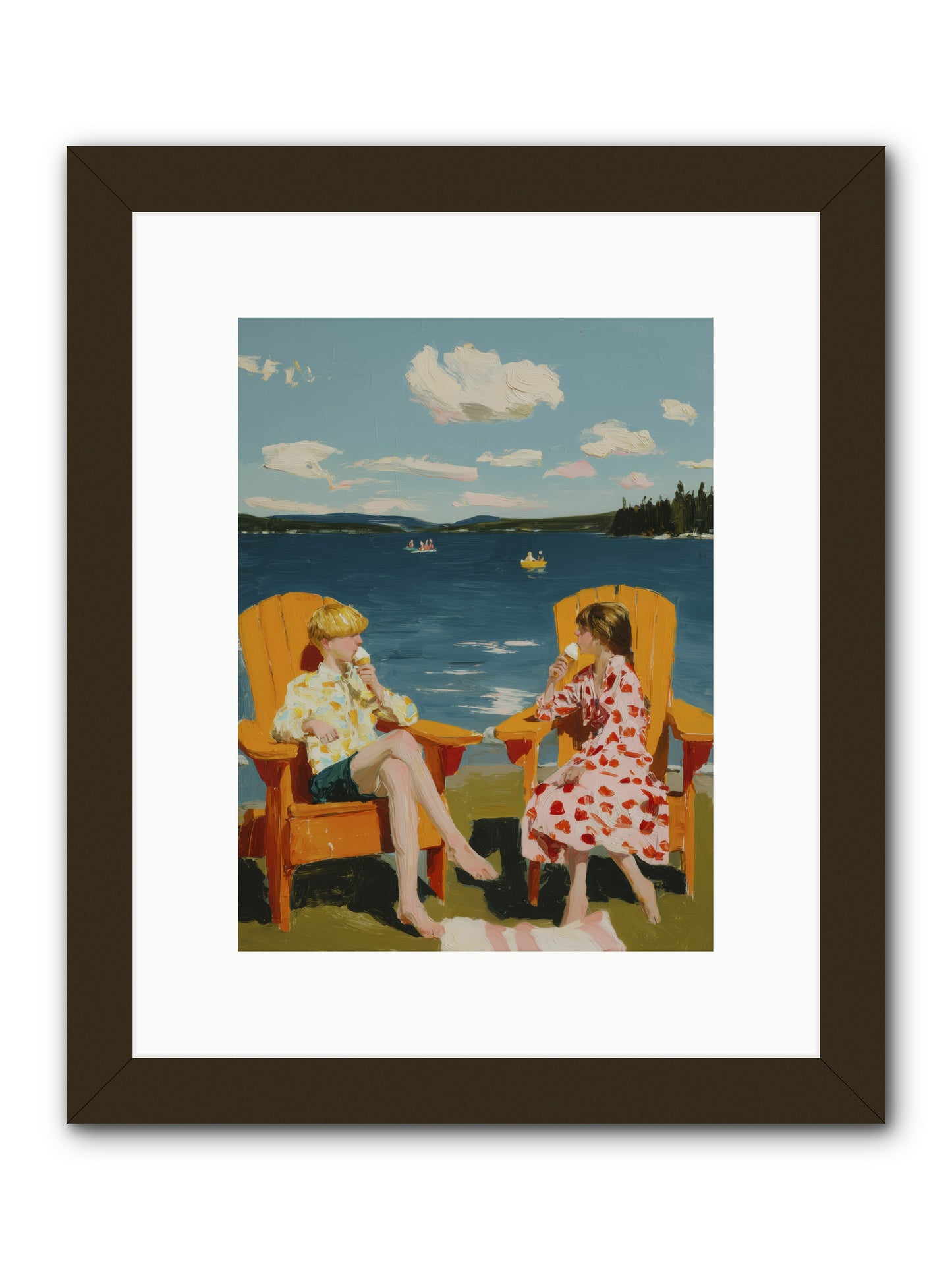 Sunshine Memories -- Framed Print - Black 9x12