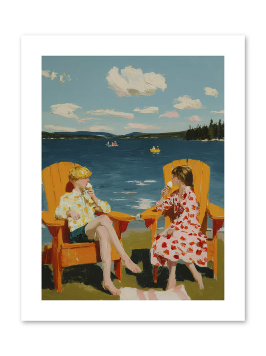 Sunshine Memories -- Paper Print 9x12