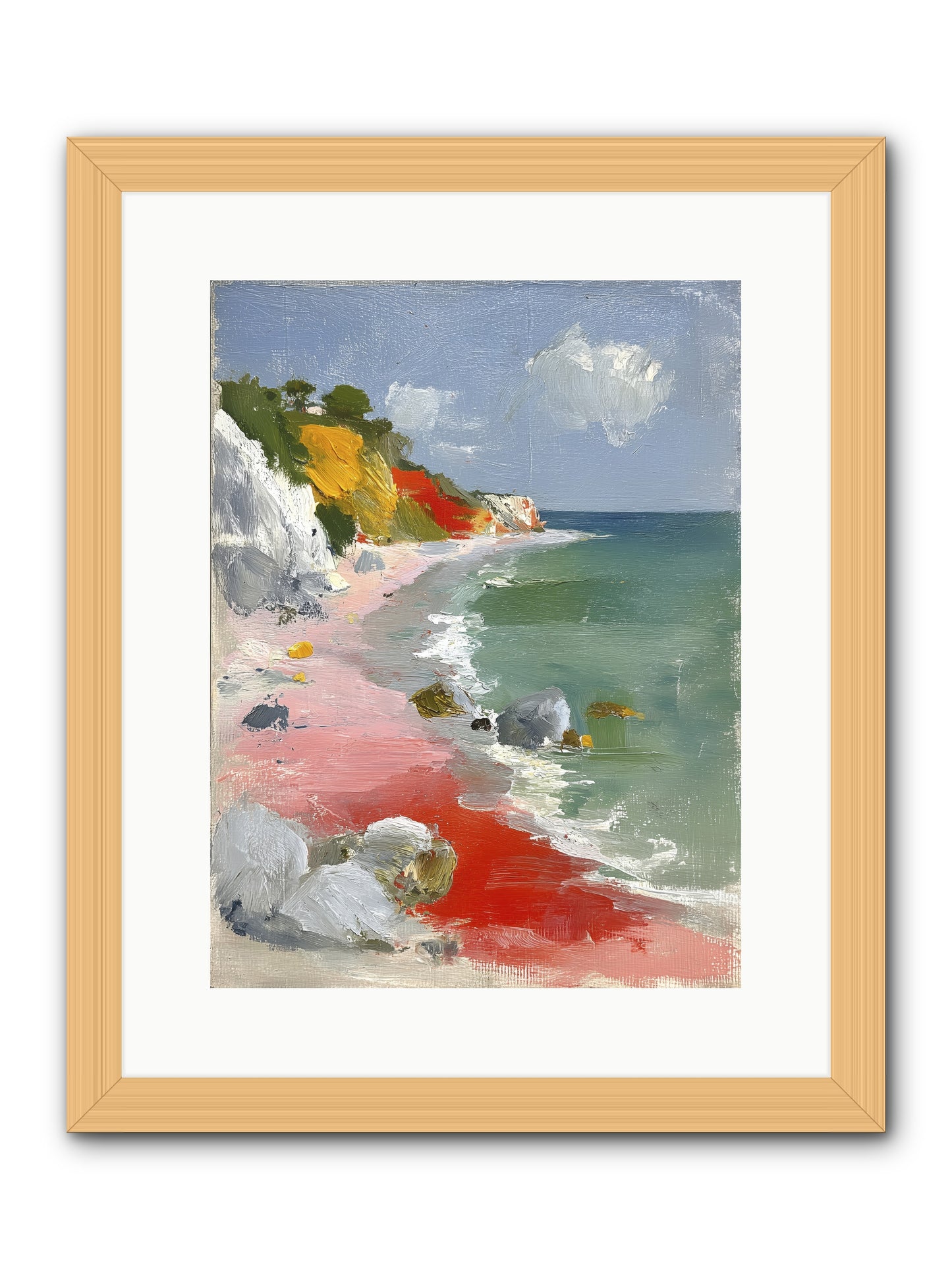 Sunshine Wings -- Framed Print - Natural 12x16