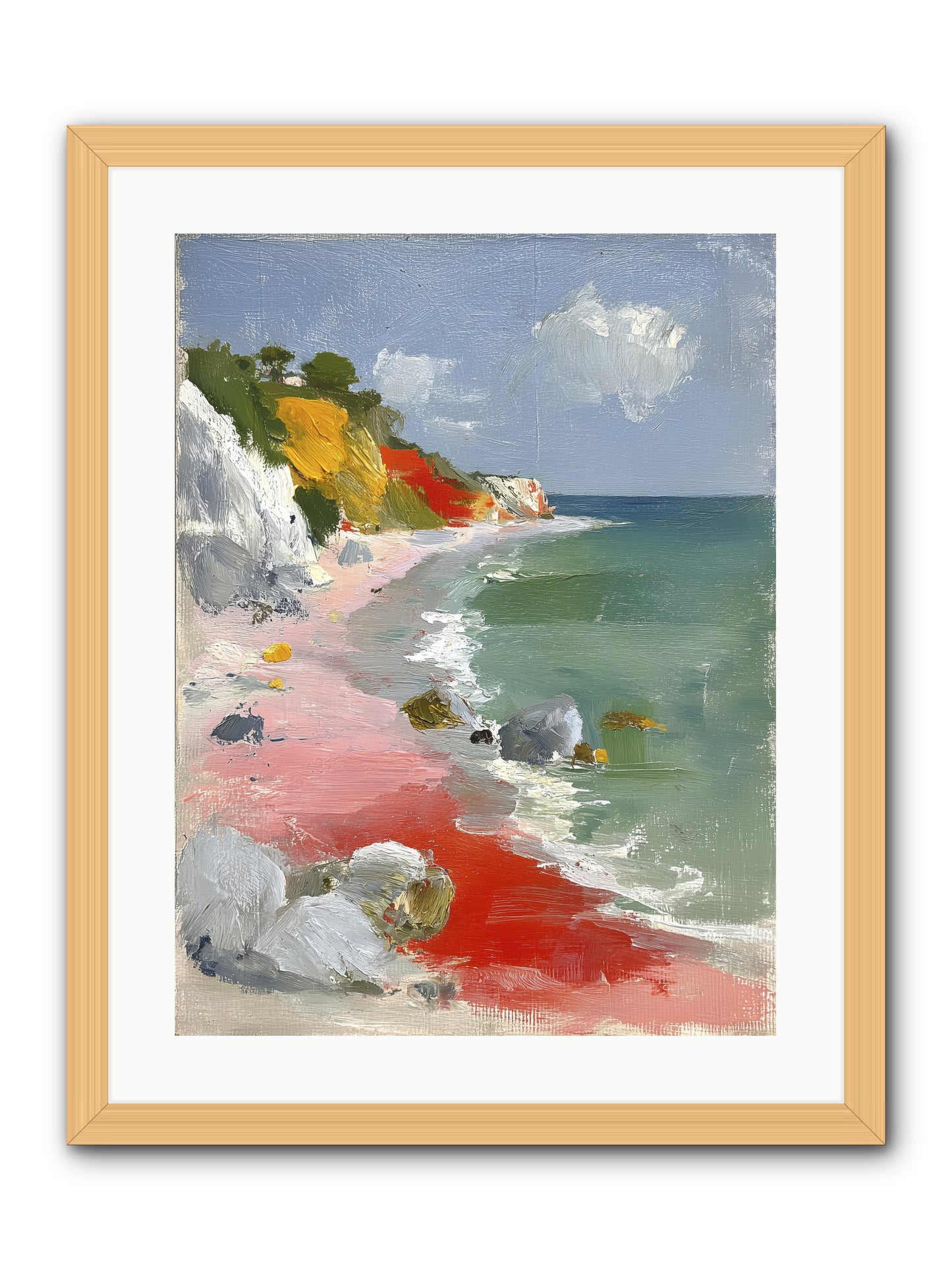 Sunshine Wings -- Framed Print - Natural 18x24