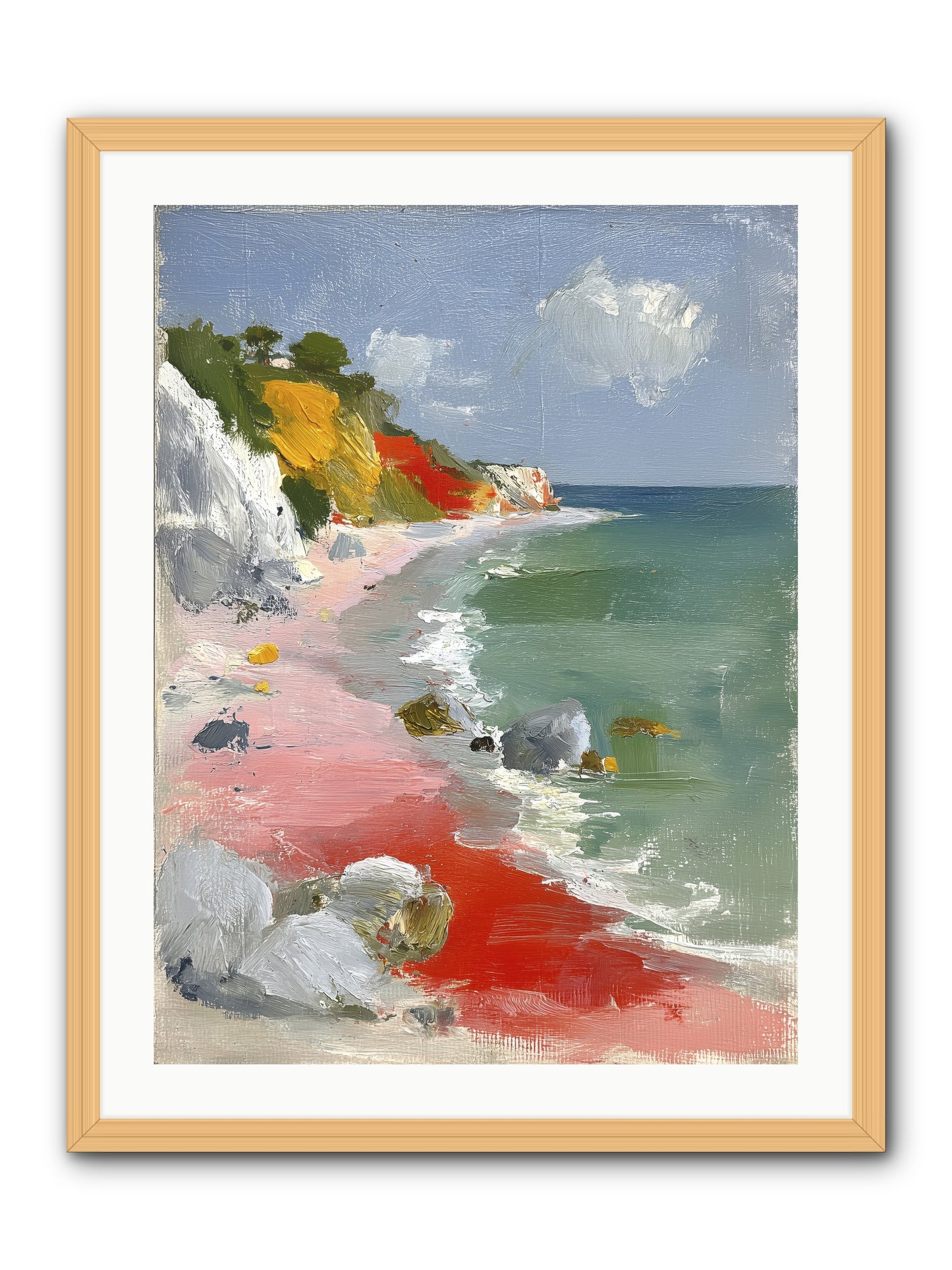 Sunshine Wings -- Framed Print - Natural 24x32