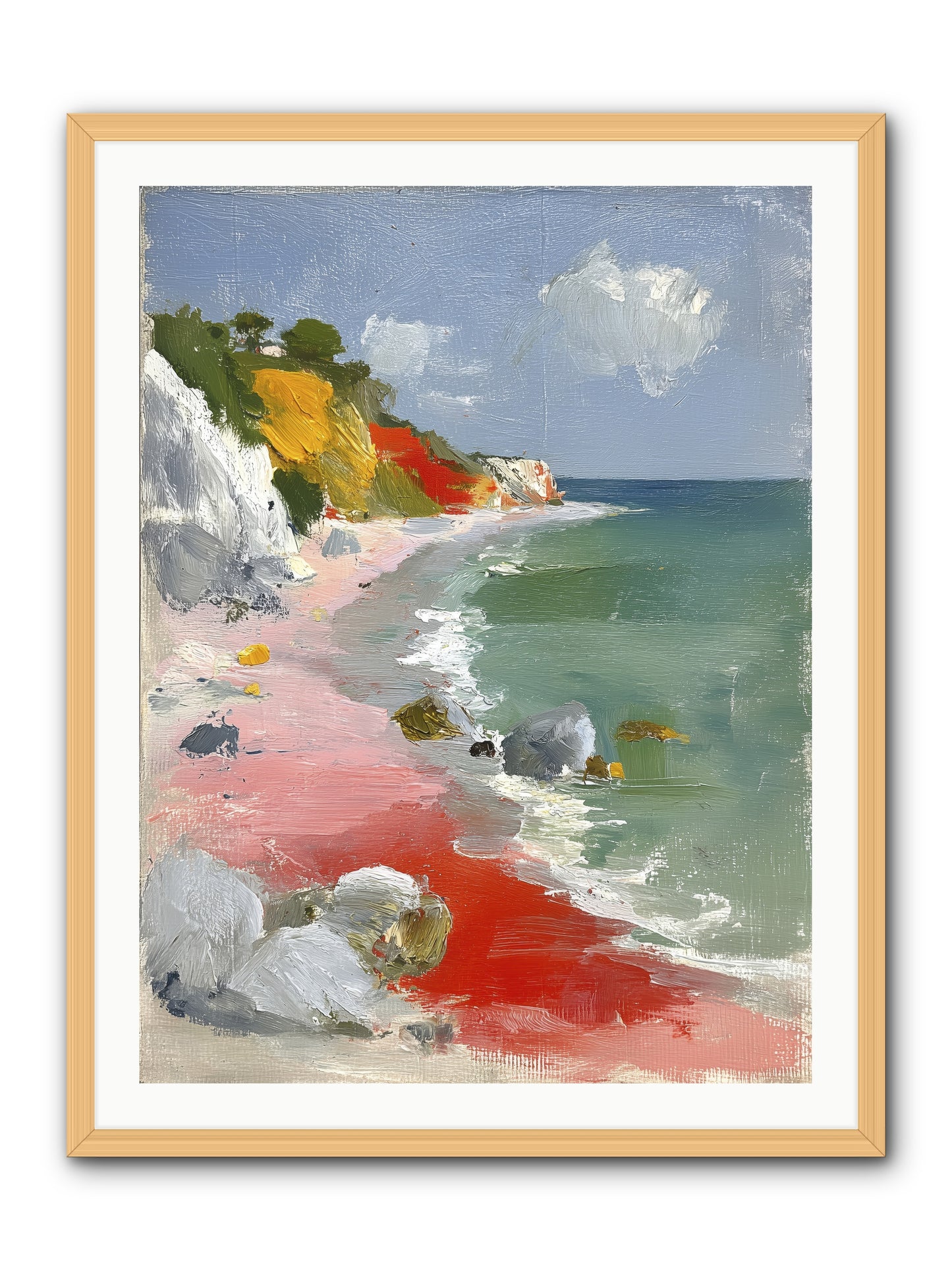 Sunshine Wings -- Framed Print - Natural 30x40