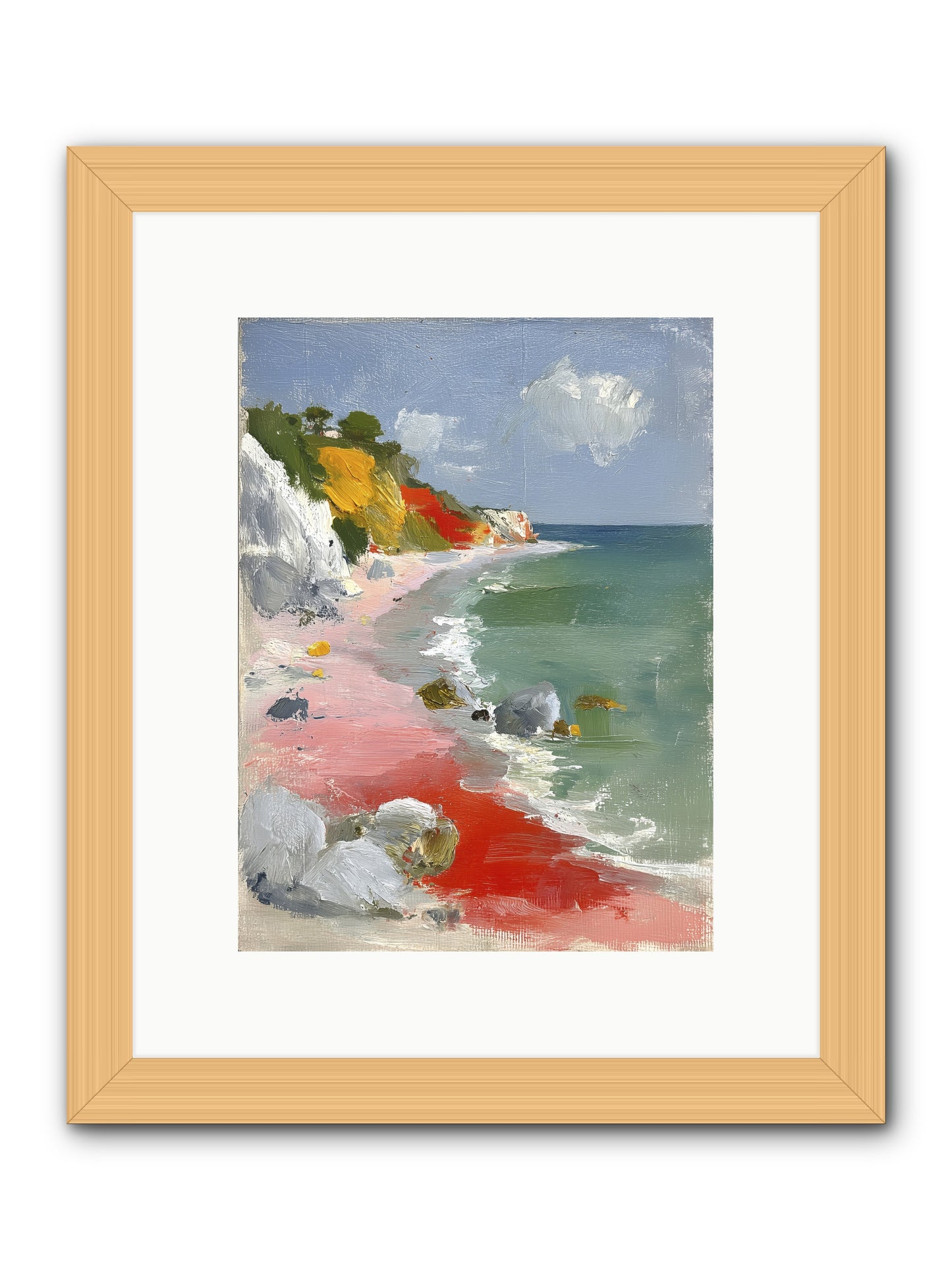 Sunshine Wings -- Framed Print - Natural 9x12