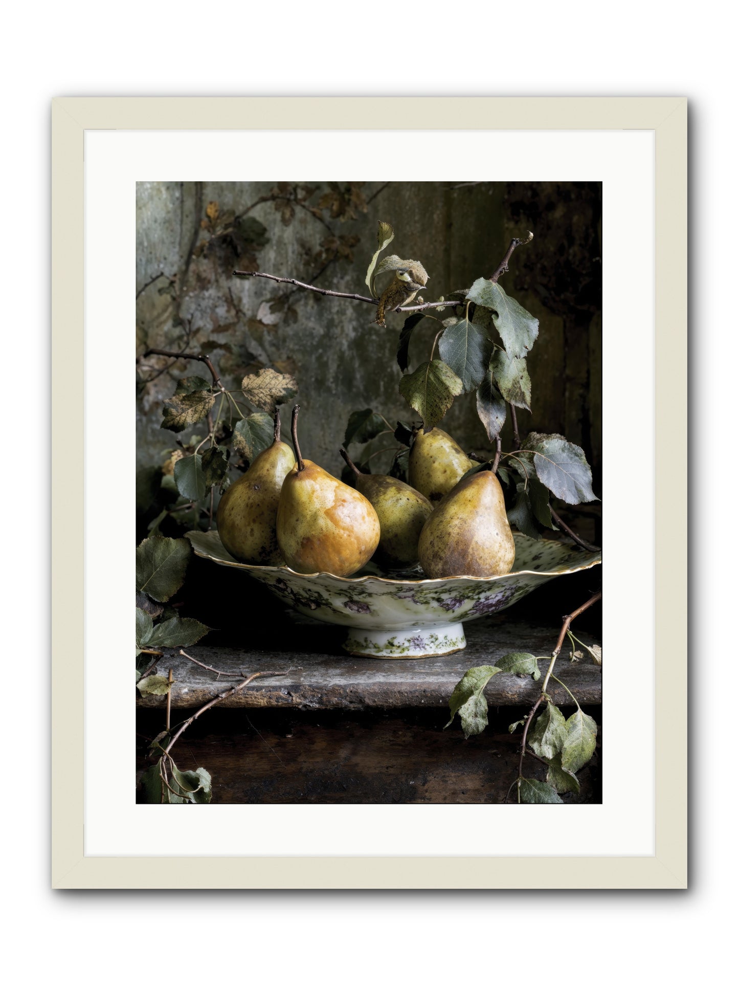 Sunshine's autobiography -- Framed Print - White 18x24