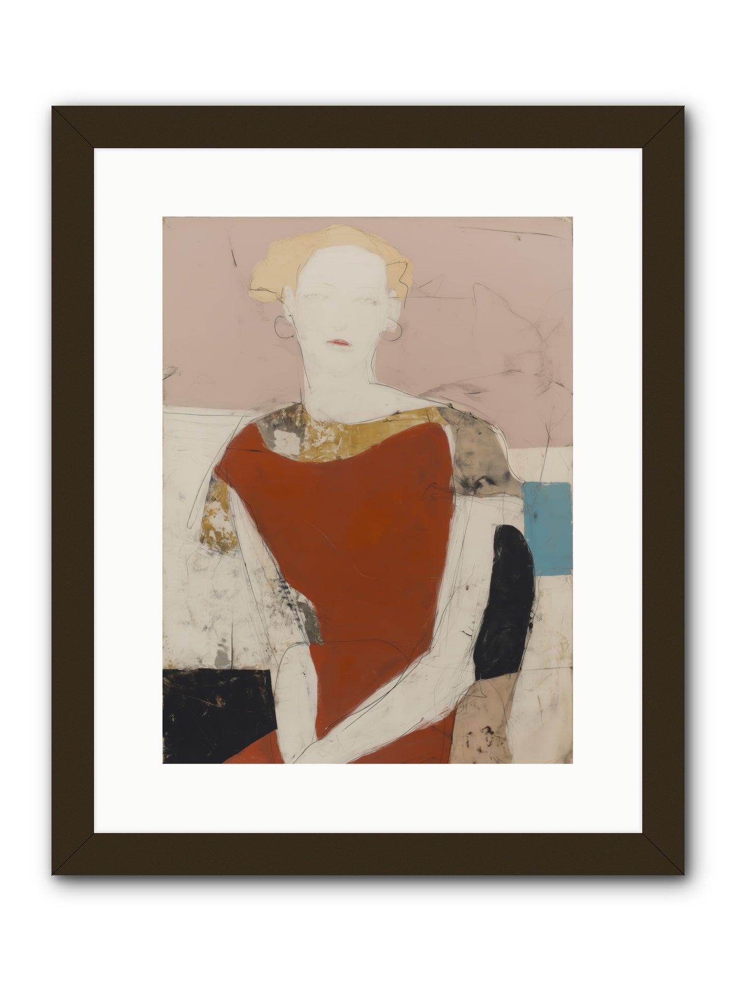 Sunwashed Veins -- Framed Print - Black 12x16