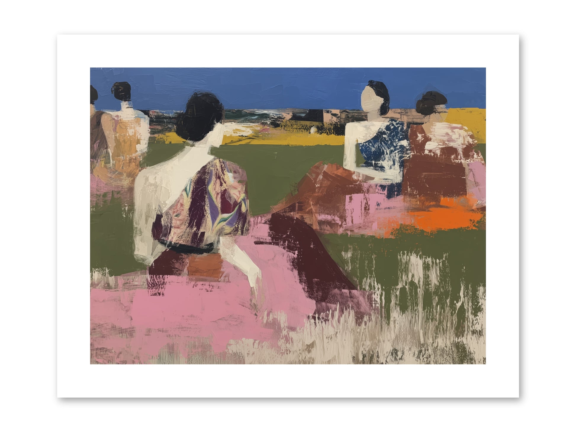 Sunwoven Sisters -- Paper Print 12x9