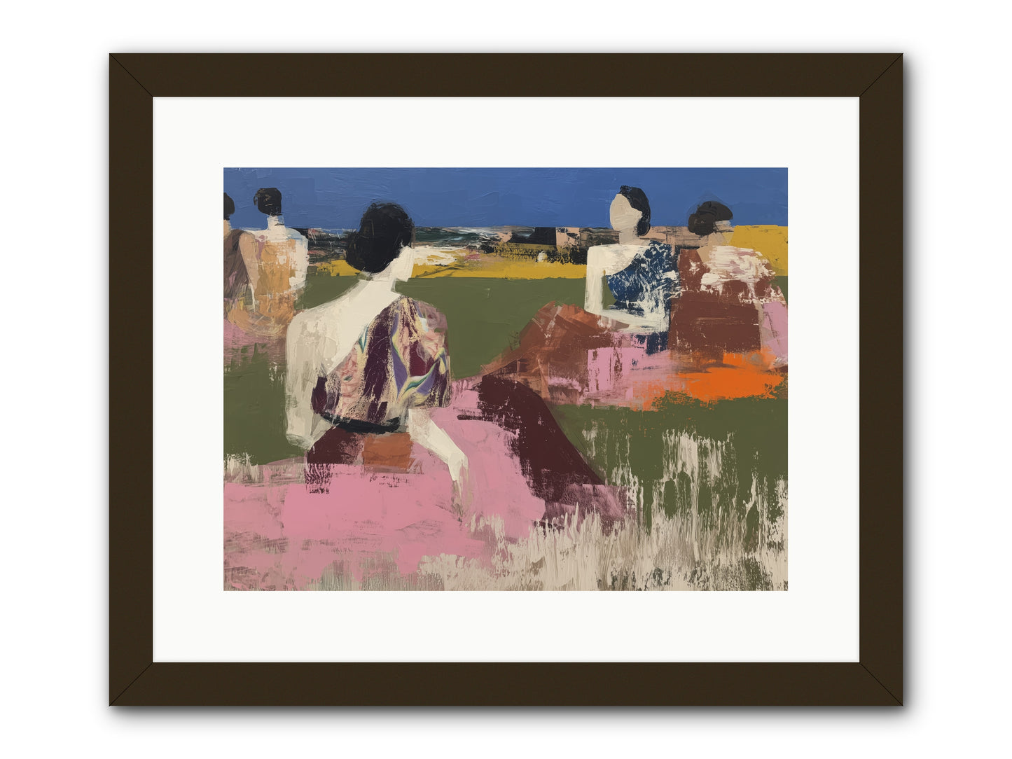 Sunwoven Sisters -- Framed Print - Black 16x12
