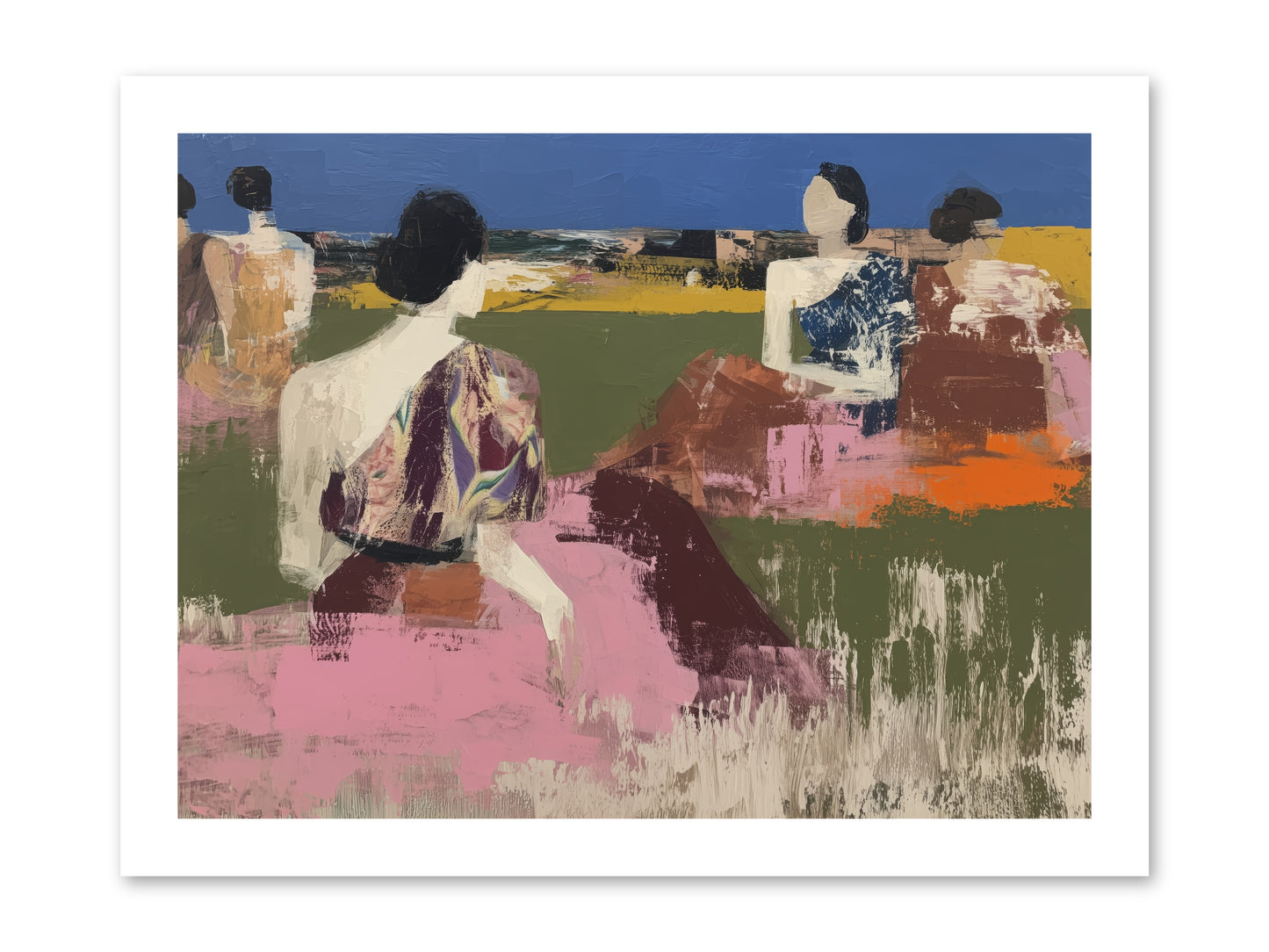 Sunwoven Sisters -- Loose Canvas Print 16x12