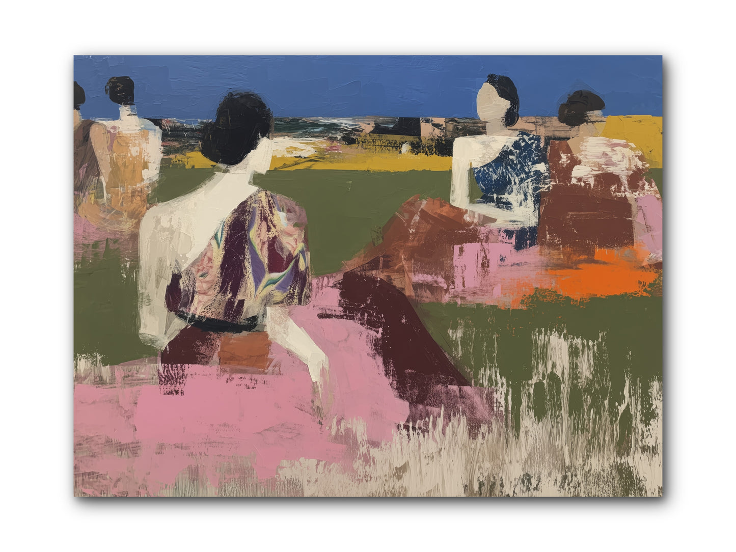 Sunwoven Sisters -- Wrapped Canvas 12x9