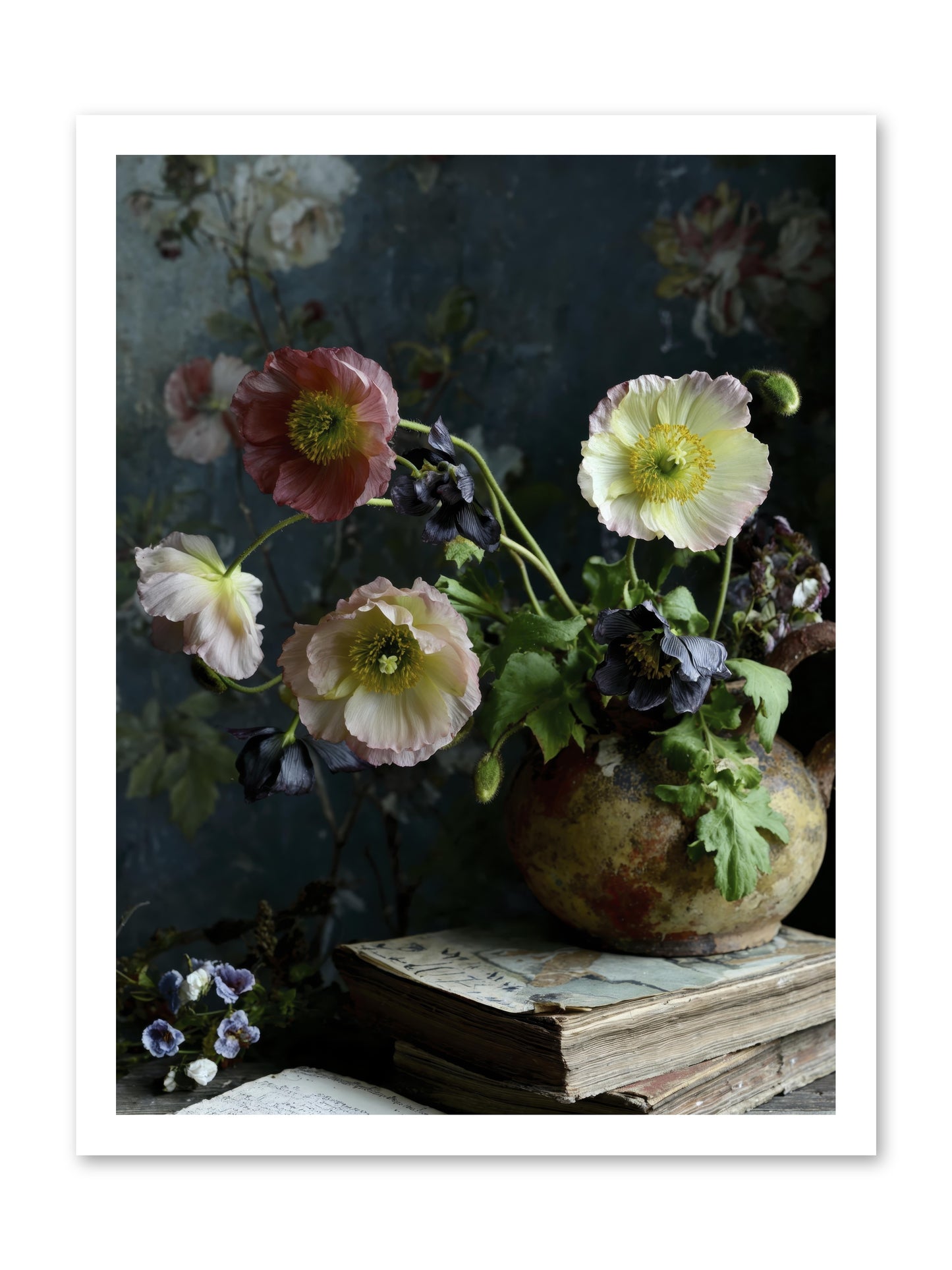 Sur La Jardin -- Paper Print 18x24
