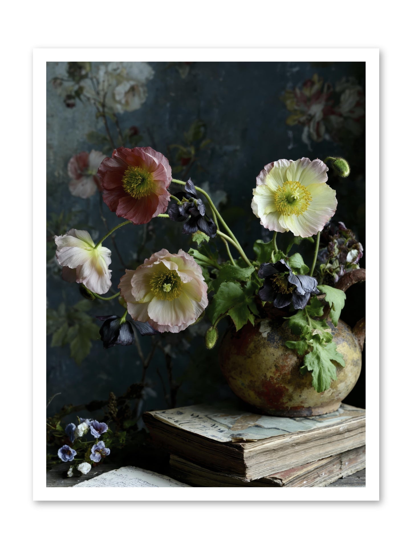 Sur La Jardin -- Paper Print 24x32