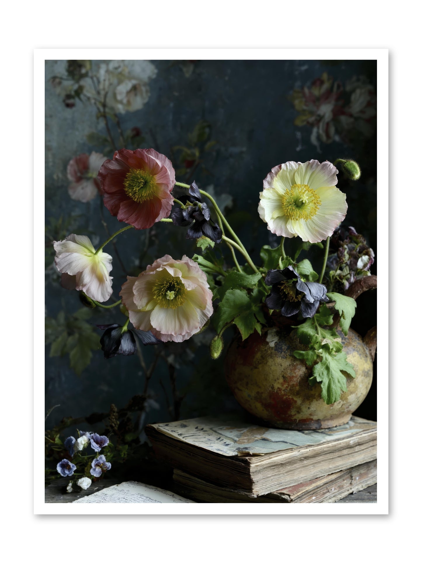 Sur La Jardin -- Paper Print 30x40
