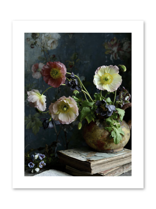 Sur La Jardin -- Paper Print 9x12