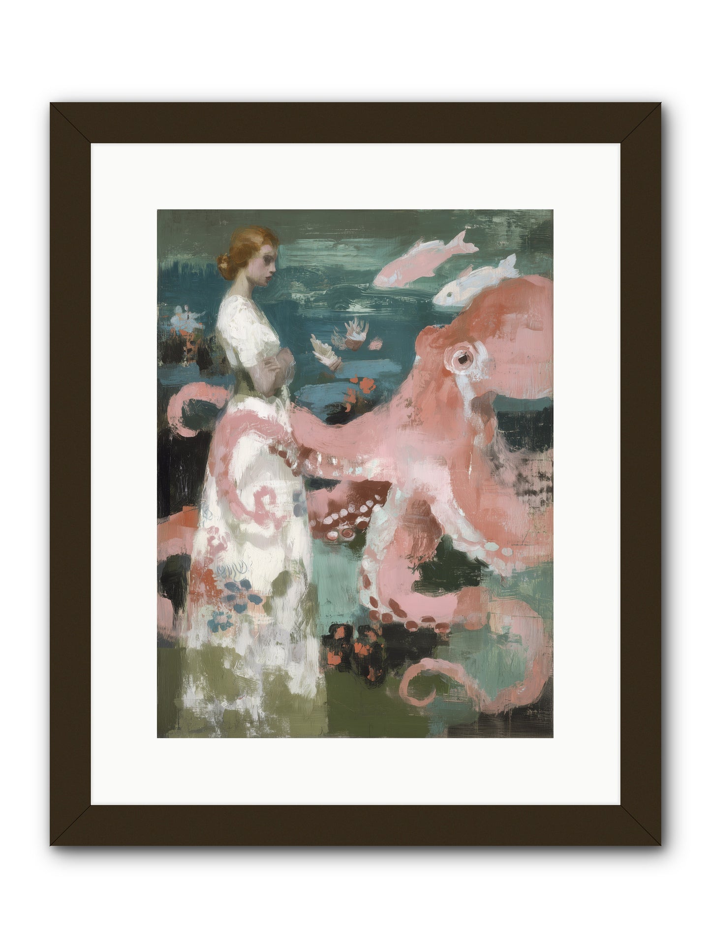 Surface Dreams -- Framed Print - Black 12x16