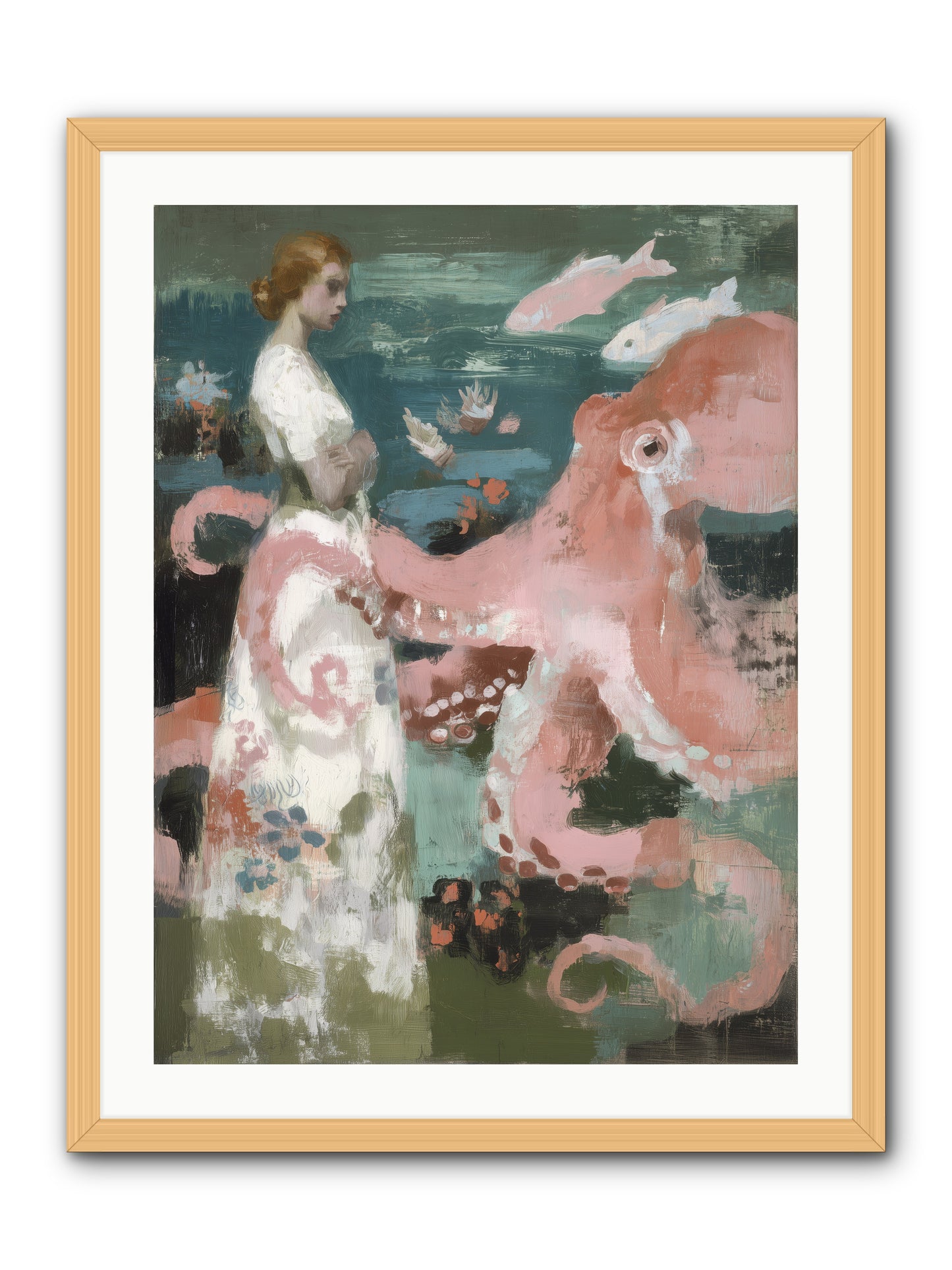 Surface Dreams -- Framed Print - Natural 24x32