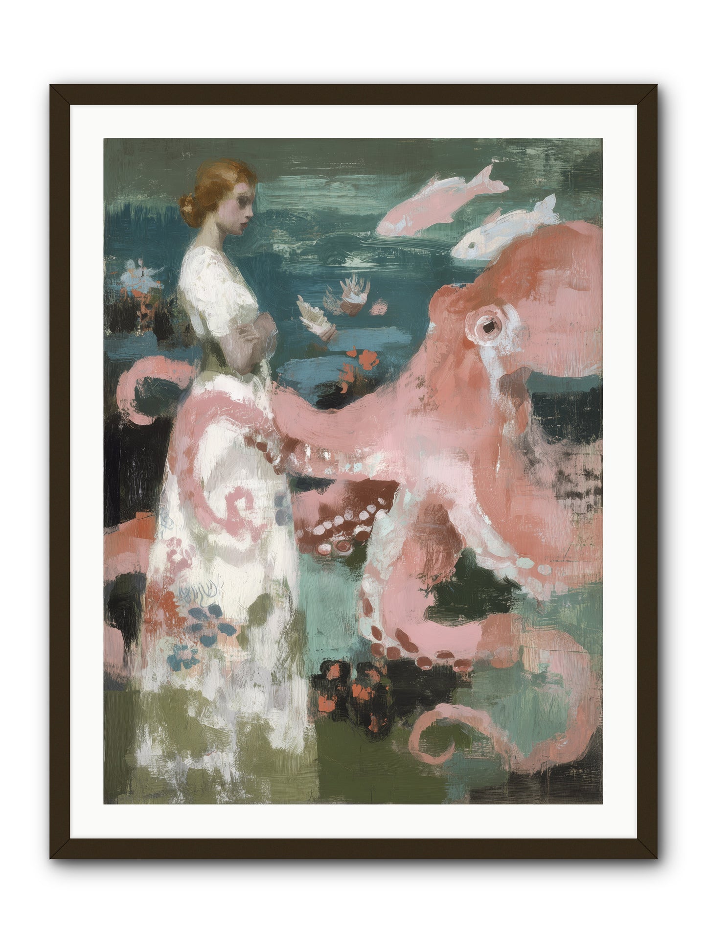 Surface Dreams -- Framed Print - Black 30x40