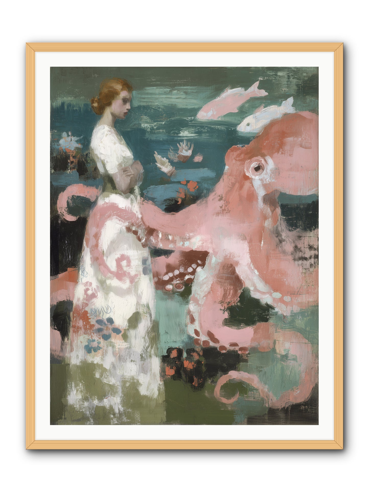 Surface Dreams -- Framed Print - Natural 36x48