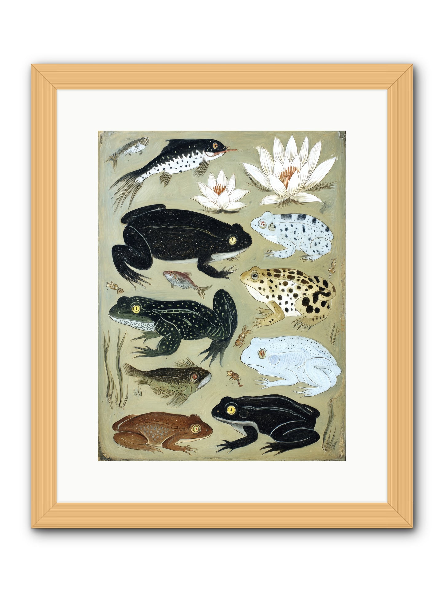 Surface Stories -- Framed Print - Natural 12x16