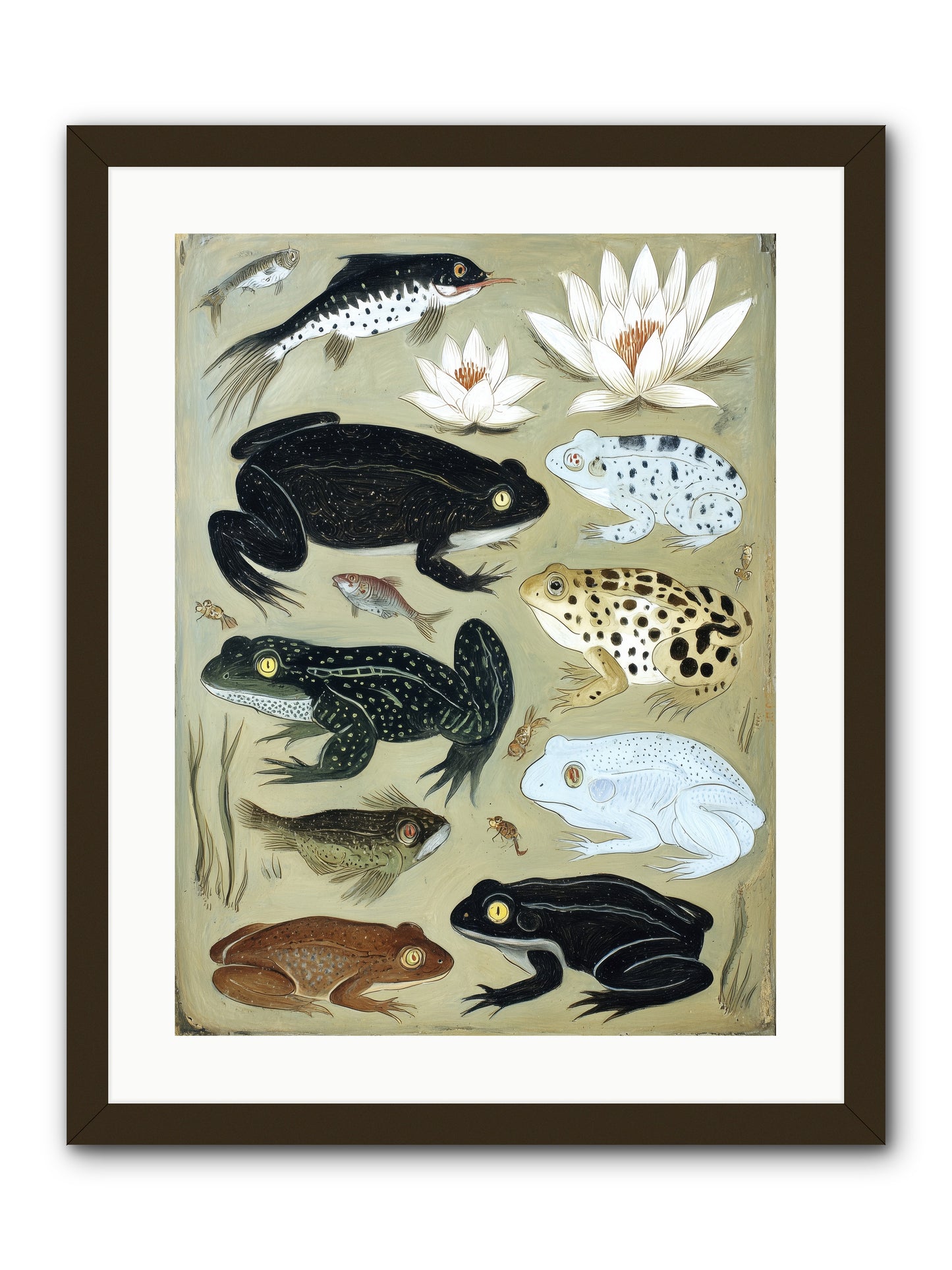 Surface Stories -- Framed Print - Black 18x24