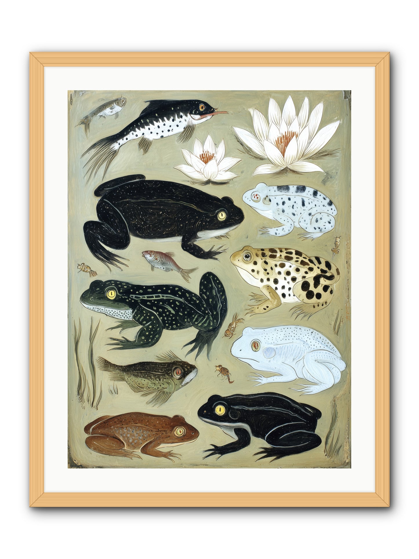 Surface Stories -- Framed Print - Natural 24x32