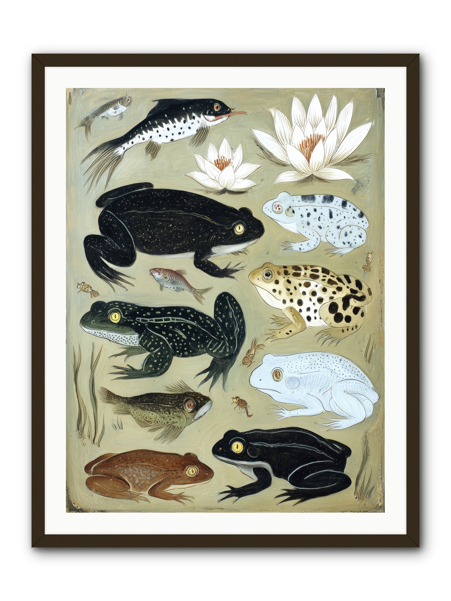 Surface Stories -- Framed Print - Black 30x40