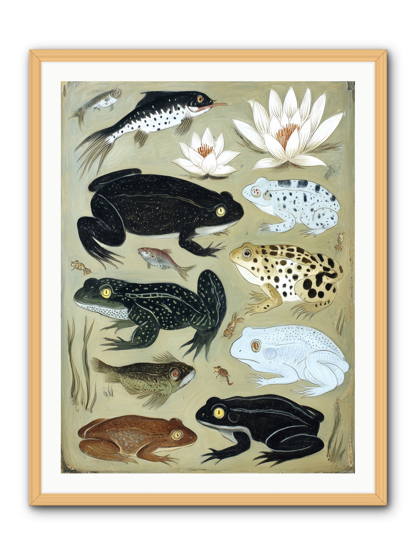 Surface Stories -- Framed Print - Natural 30x40
