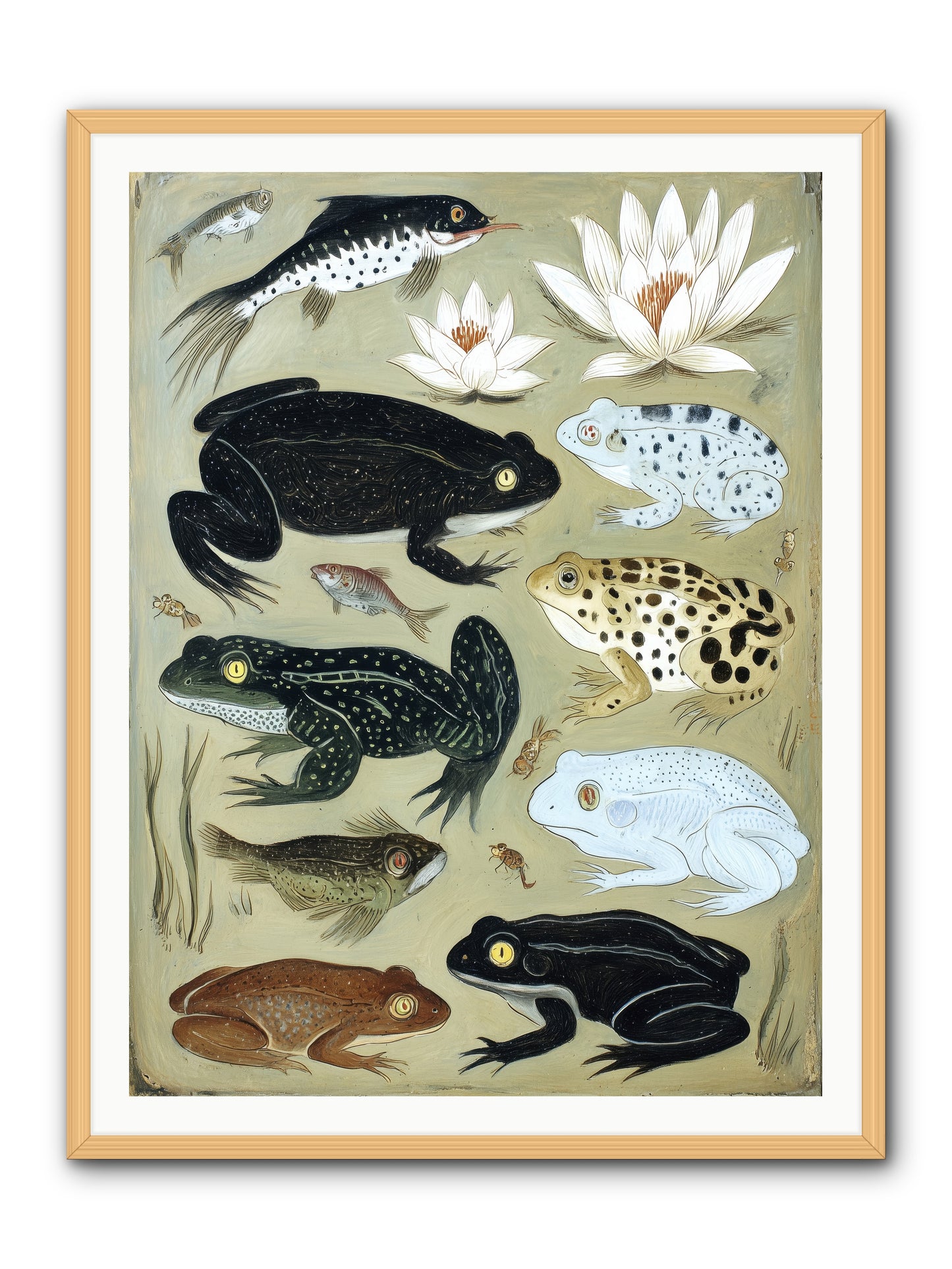Surface Stories -- Framed Print - Natural 36x48