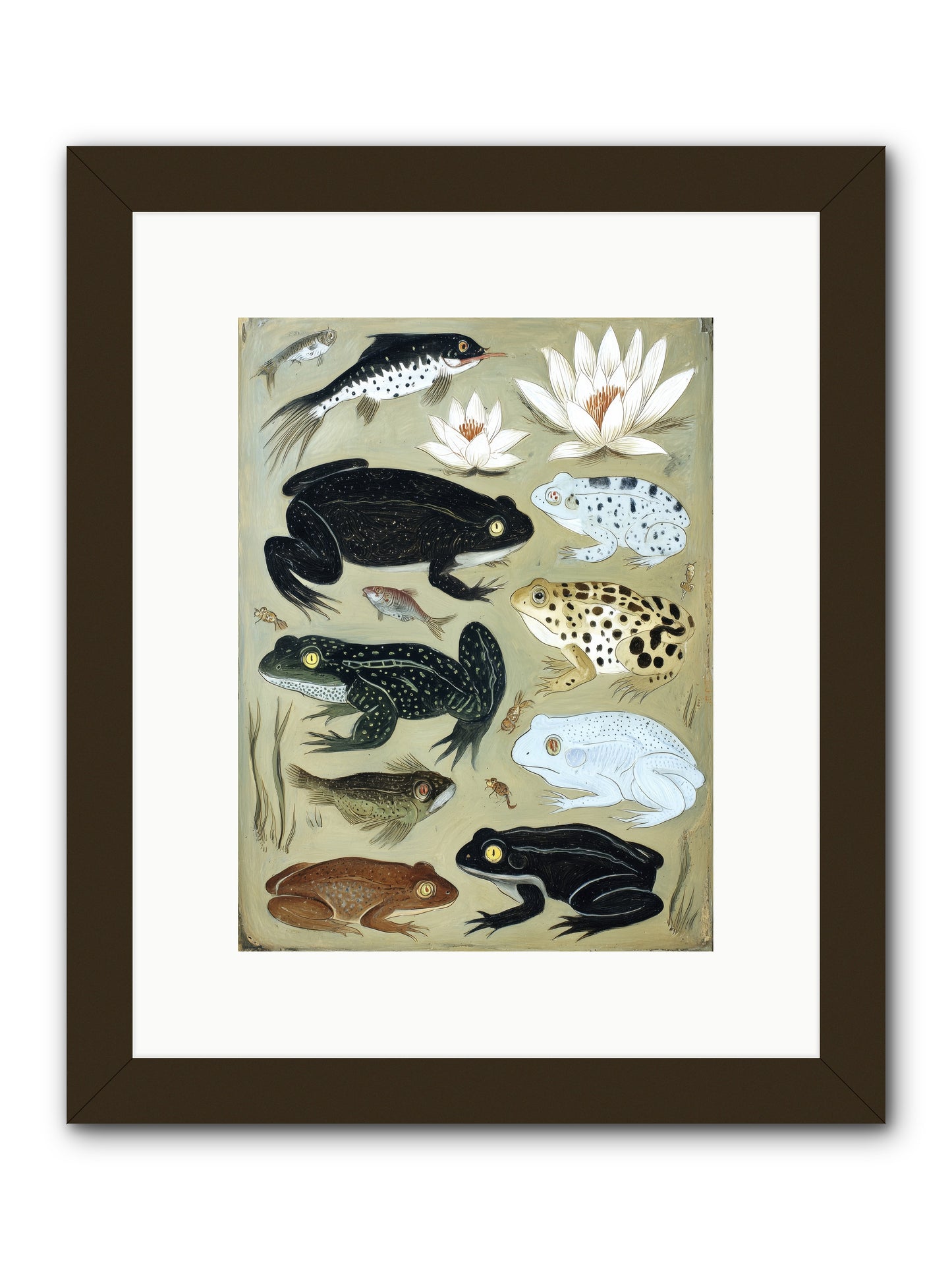 Surface Stories -- Framed Print - Black 9x12