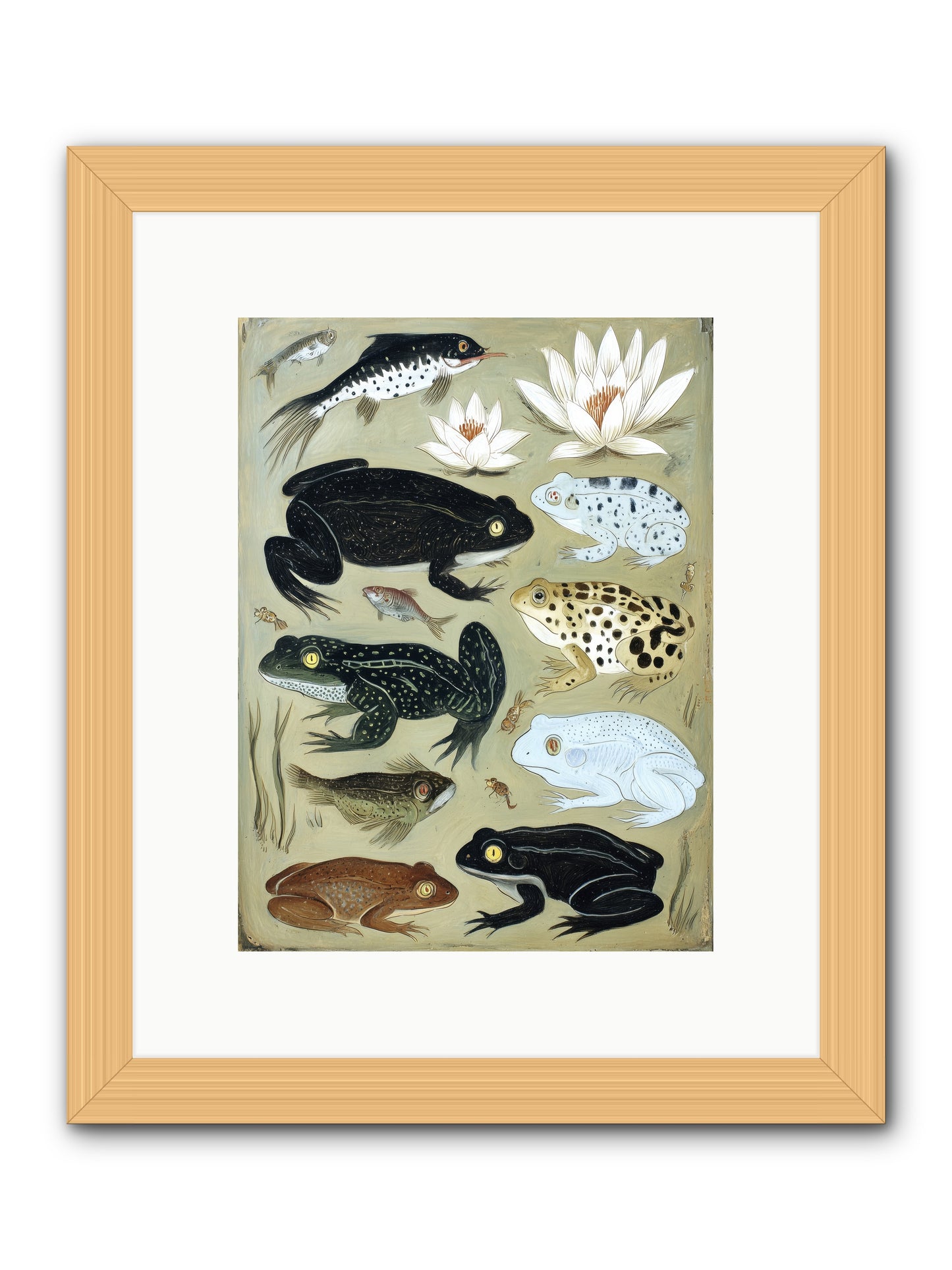 Surface Stories -- Framed Print - Natural 9x12