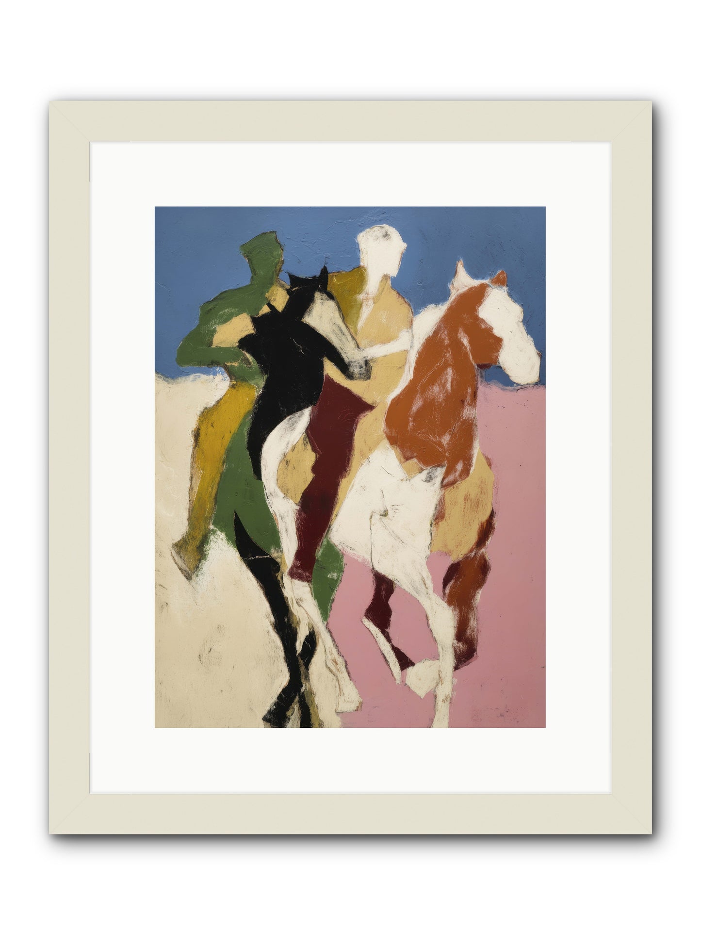 Surrendered to Speed -- Framed Print - White 12x16