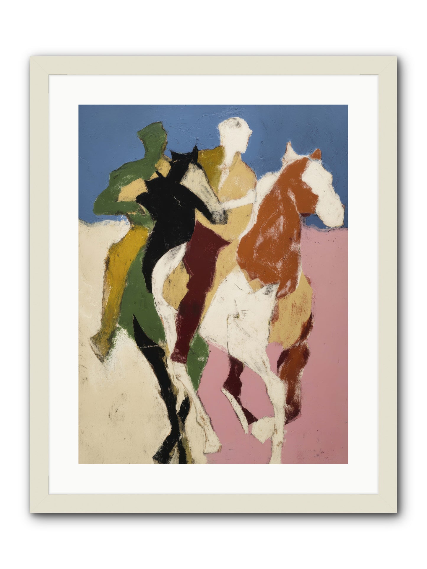 Surrendered to Speed -- Framed Print - White 18x24