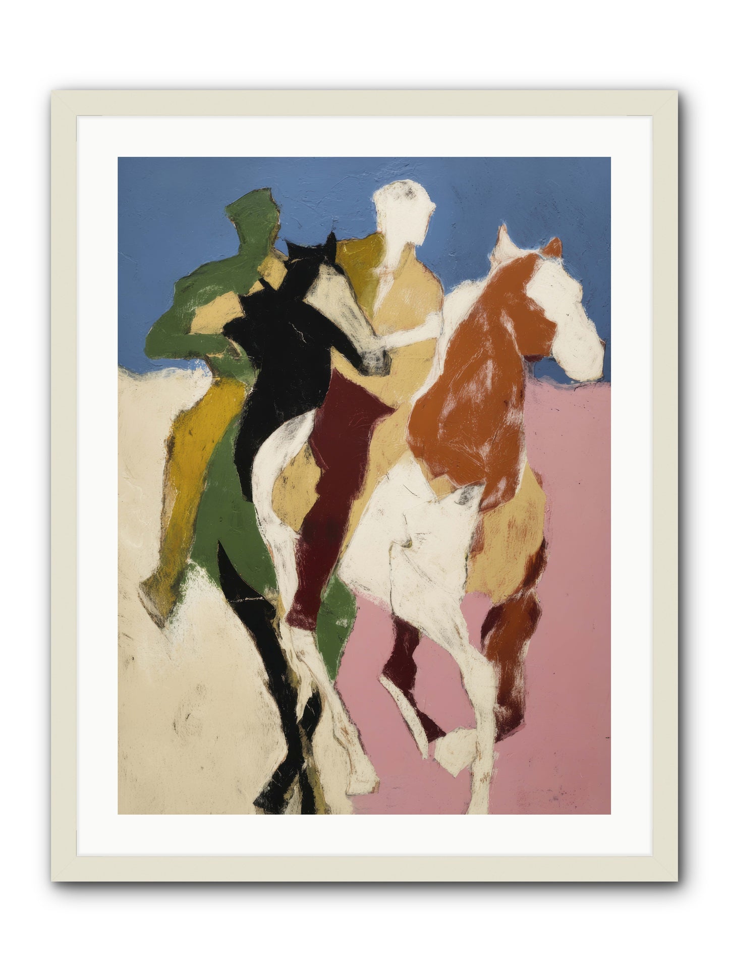 Surrendered to Speed -- Framed Print - White 24x32