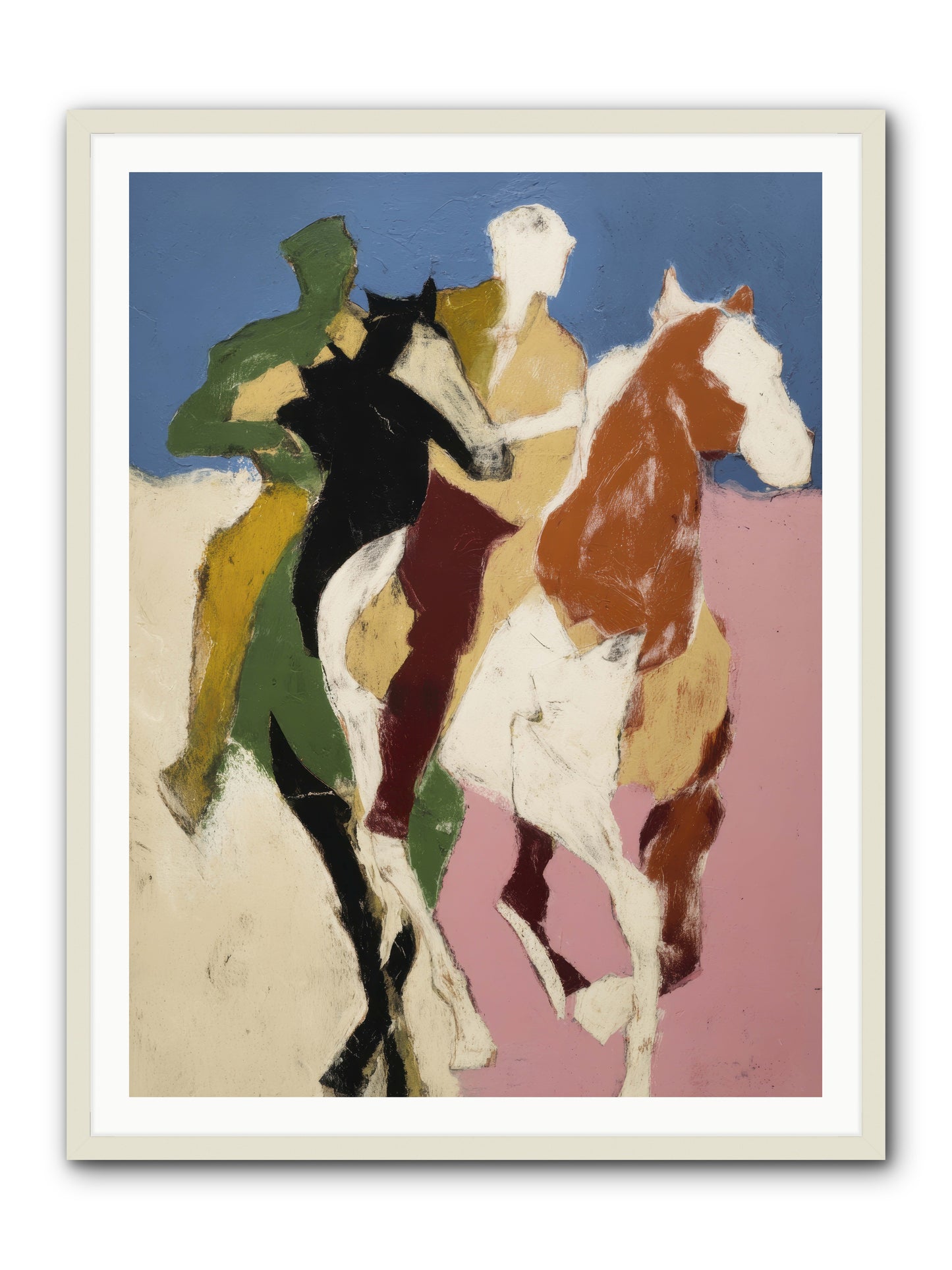 Surrendered to Speed -- Framed Print - White 36x48