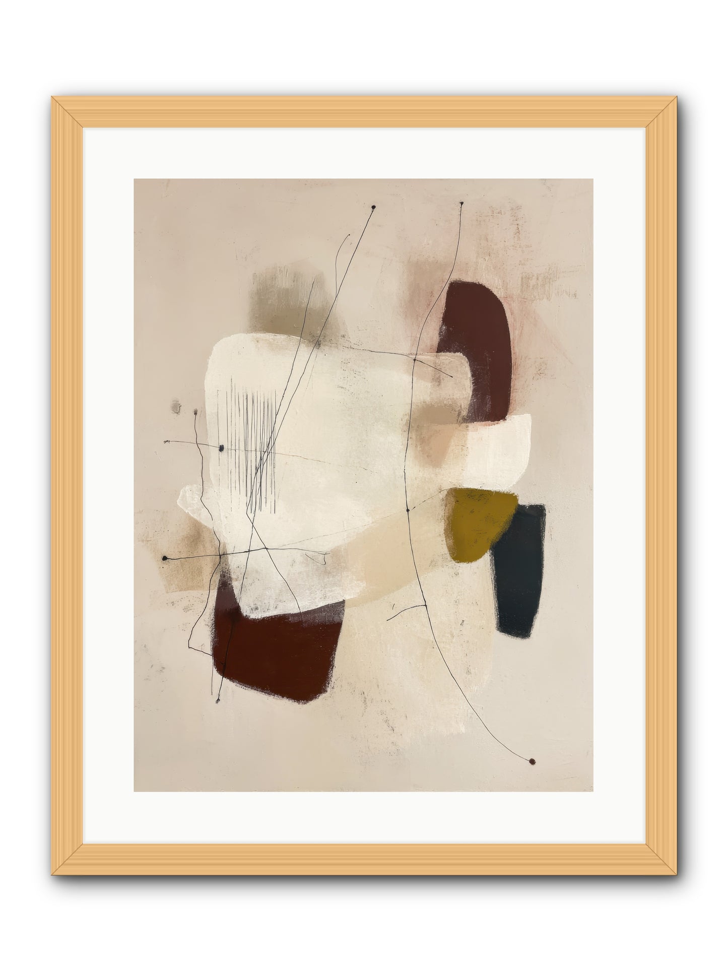 Suspended -- Framed Print - Natural 18x24